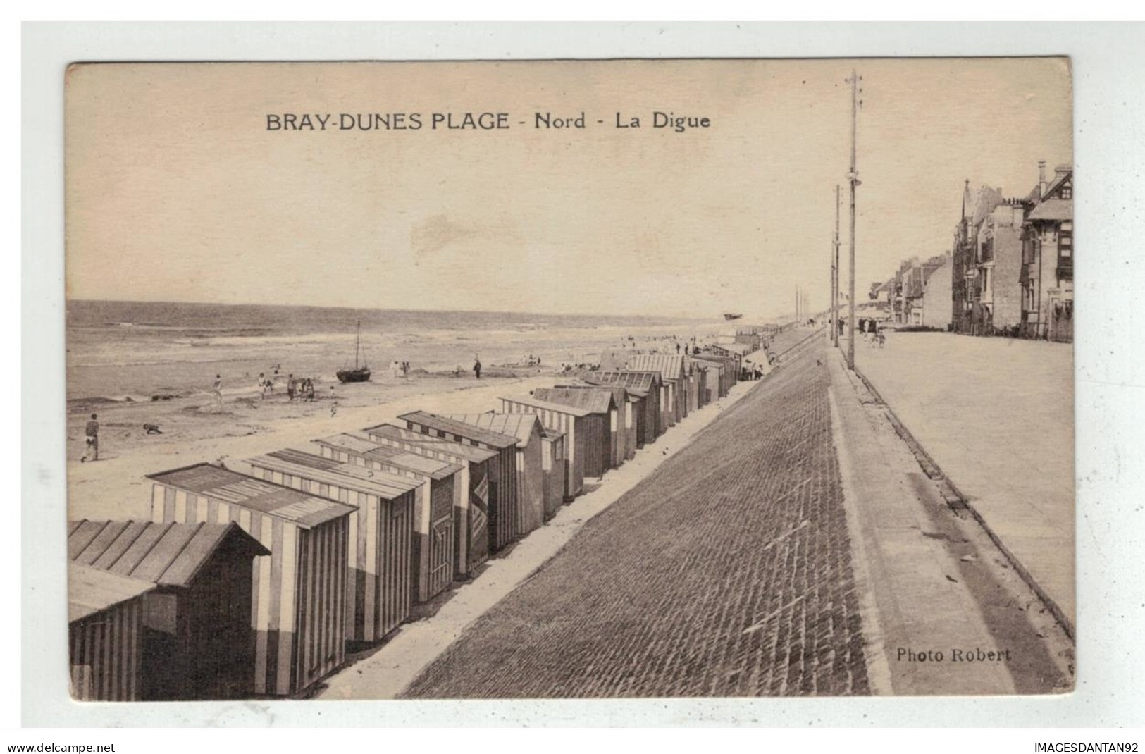 59 BRAY DUNES PLAGE NORD LA DIGUE EDIT ROBERT - Bray-Dunes