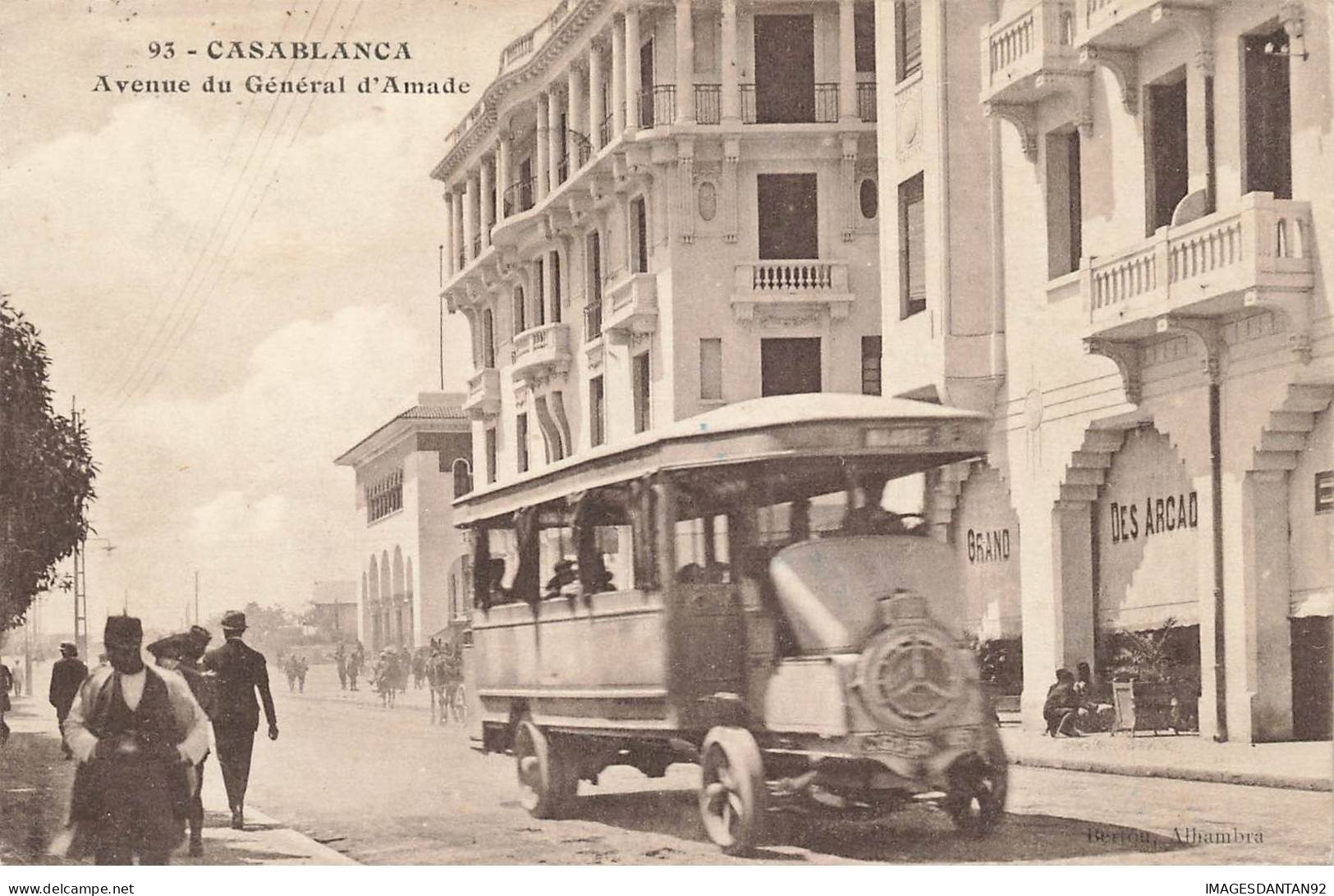 MAROC  #SAN47581 CASABLANCA AVENUE DU GENERAL D AMADE AUTOBUS MERCEDES - Casablanca