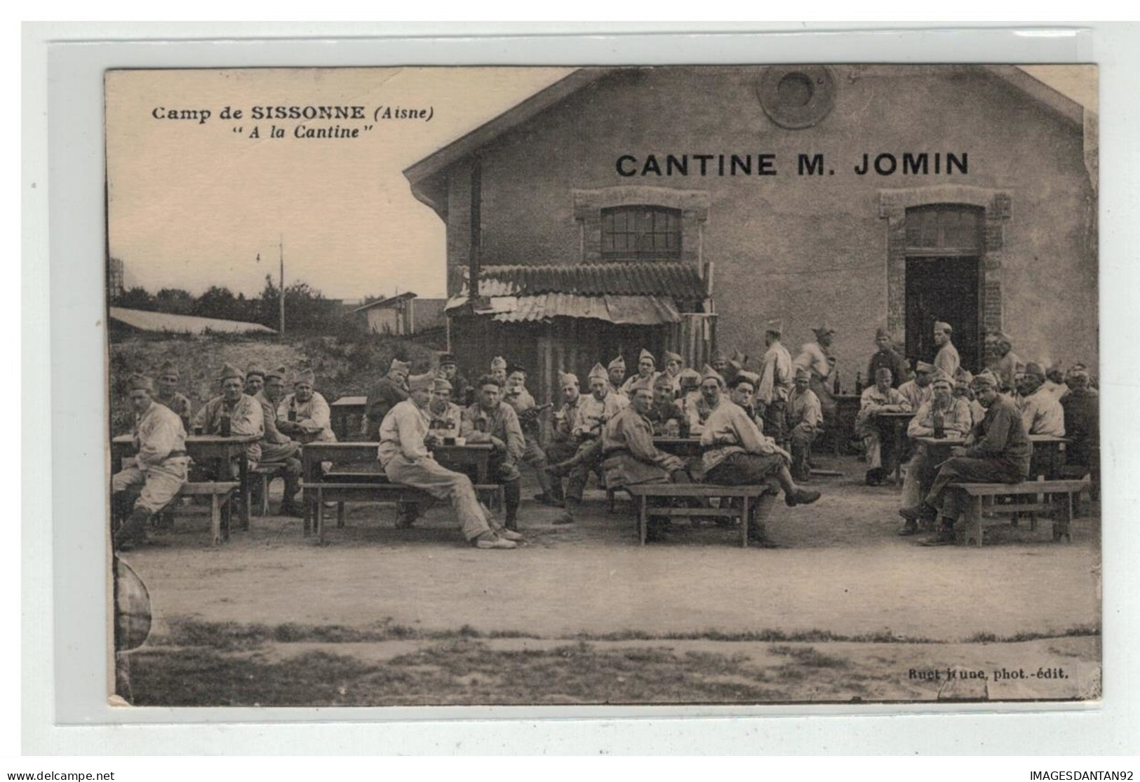 02 SISSONNE CAMP A LA CANTINE JOMIN - Sissonne