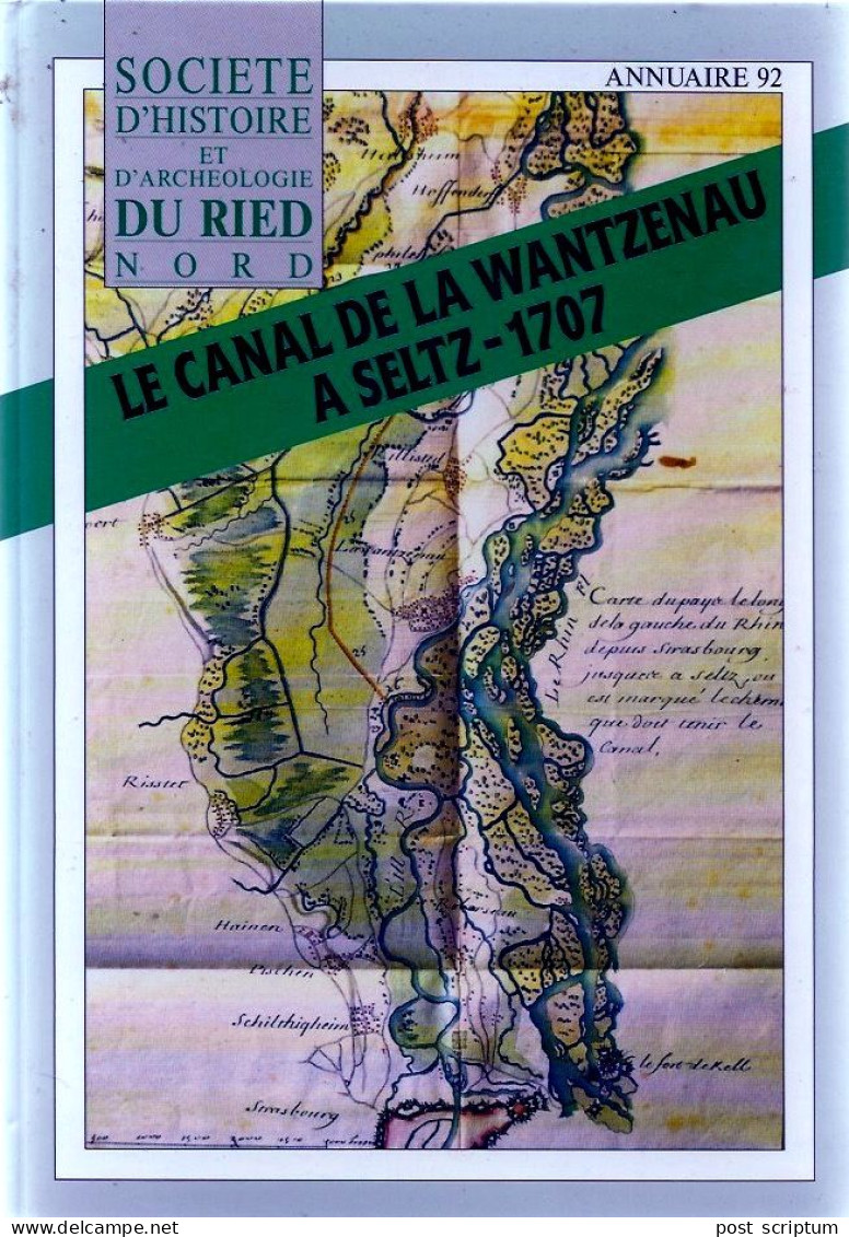 Livre - Le Canal De La Wantzenau à Seltz - 1707 - Alsace