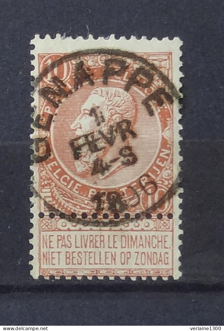 58 Avec Belle Oblitération Genappe - 1893-1907 Wappen