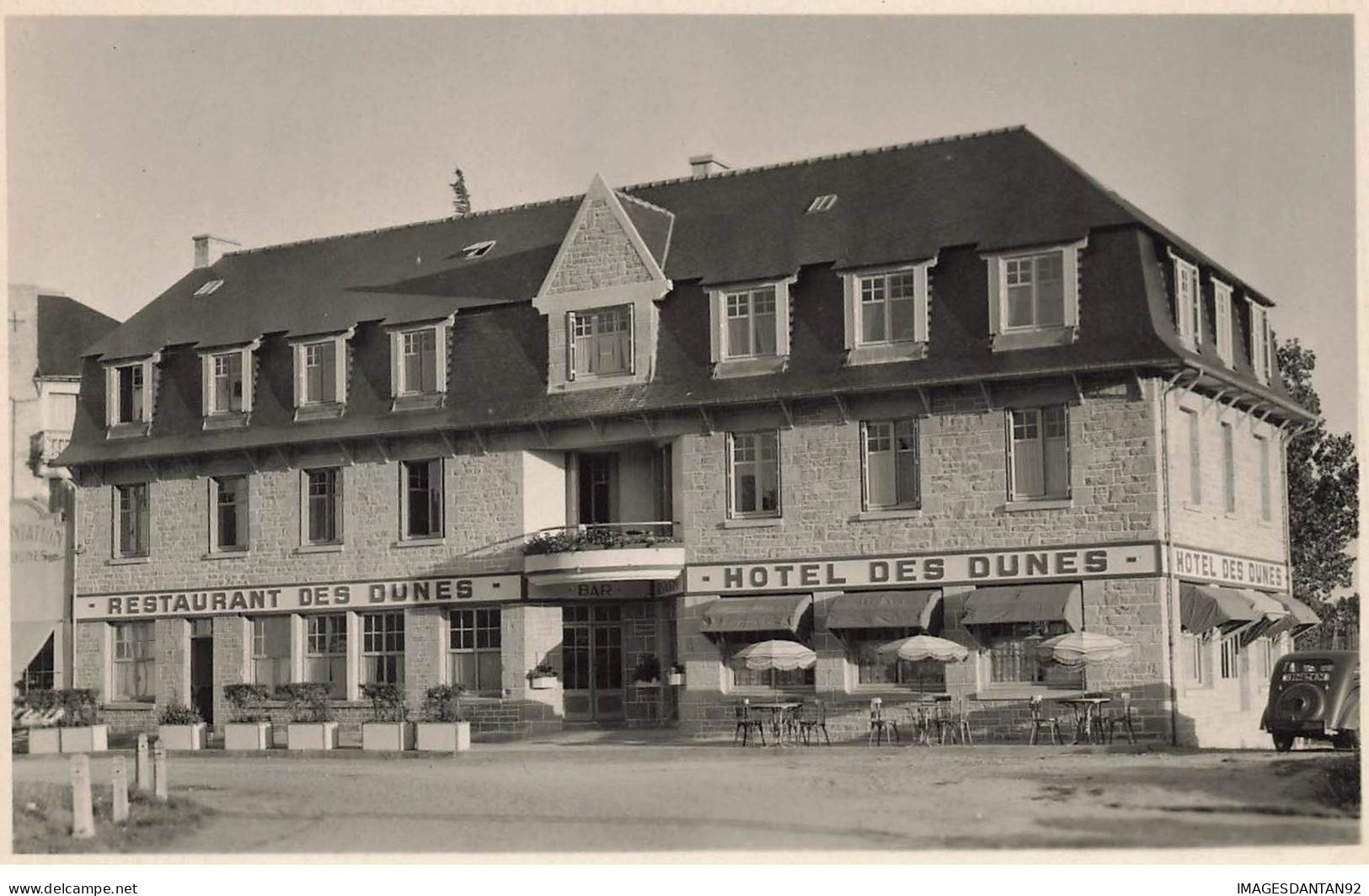 22 ST CAST PLAGE #SAN49600 CARTE PHOTO HOTEL DES DUNES - Saint-Cast-le-Guildo
