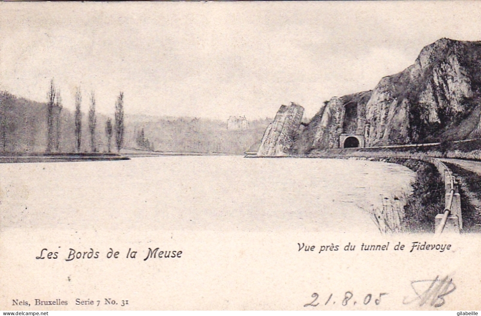 Hastiere - Les Bords De La Meuse - Vue Pres Du Tunnel De FIDEVOYE - Hastière