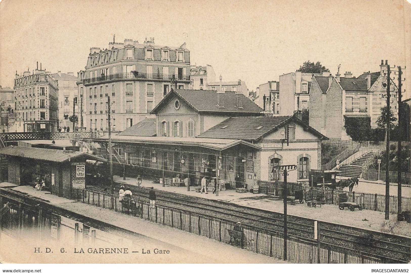92 LA GARENNE COLOMBES #SAN50474 LA GARE - La Garenne Colombes