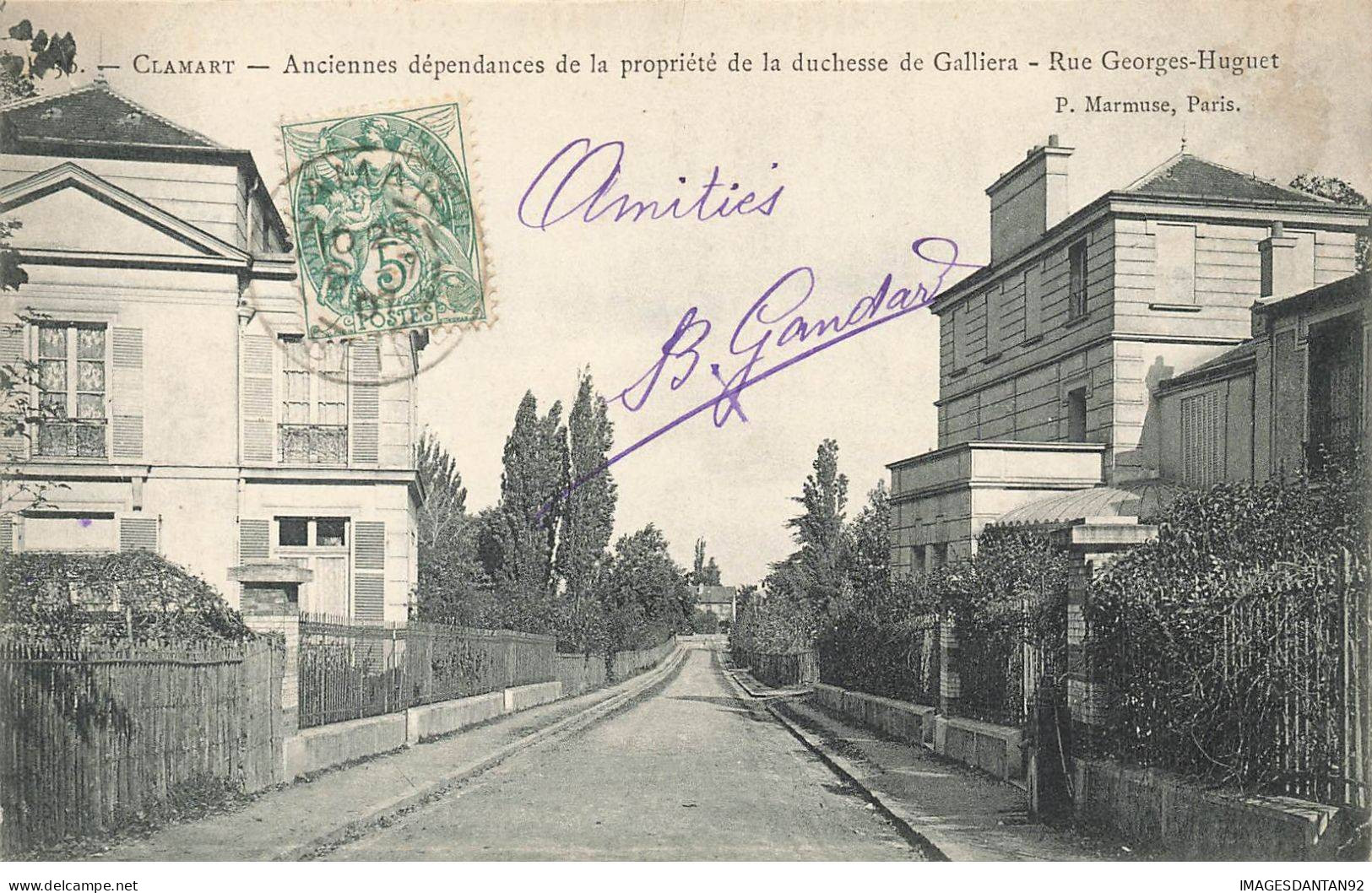 92 CLAMART #AS38674 ANCIENNES DEPENDANCES DE LA PROPRIETE DE LA DUCHESSE DE GALLIERA RUE GEORGES HUBERT - Clamart