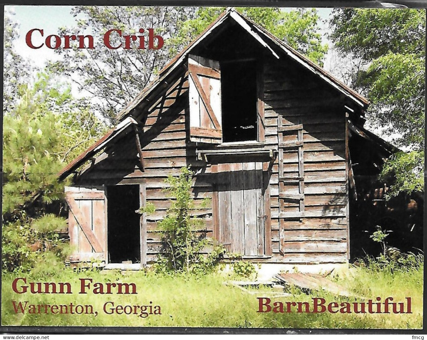Georgia, Warrenton, Gumn Farm, Corn Crib, Unused  - Autres & Non Classés
