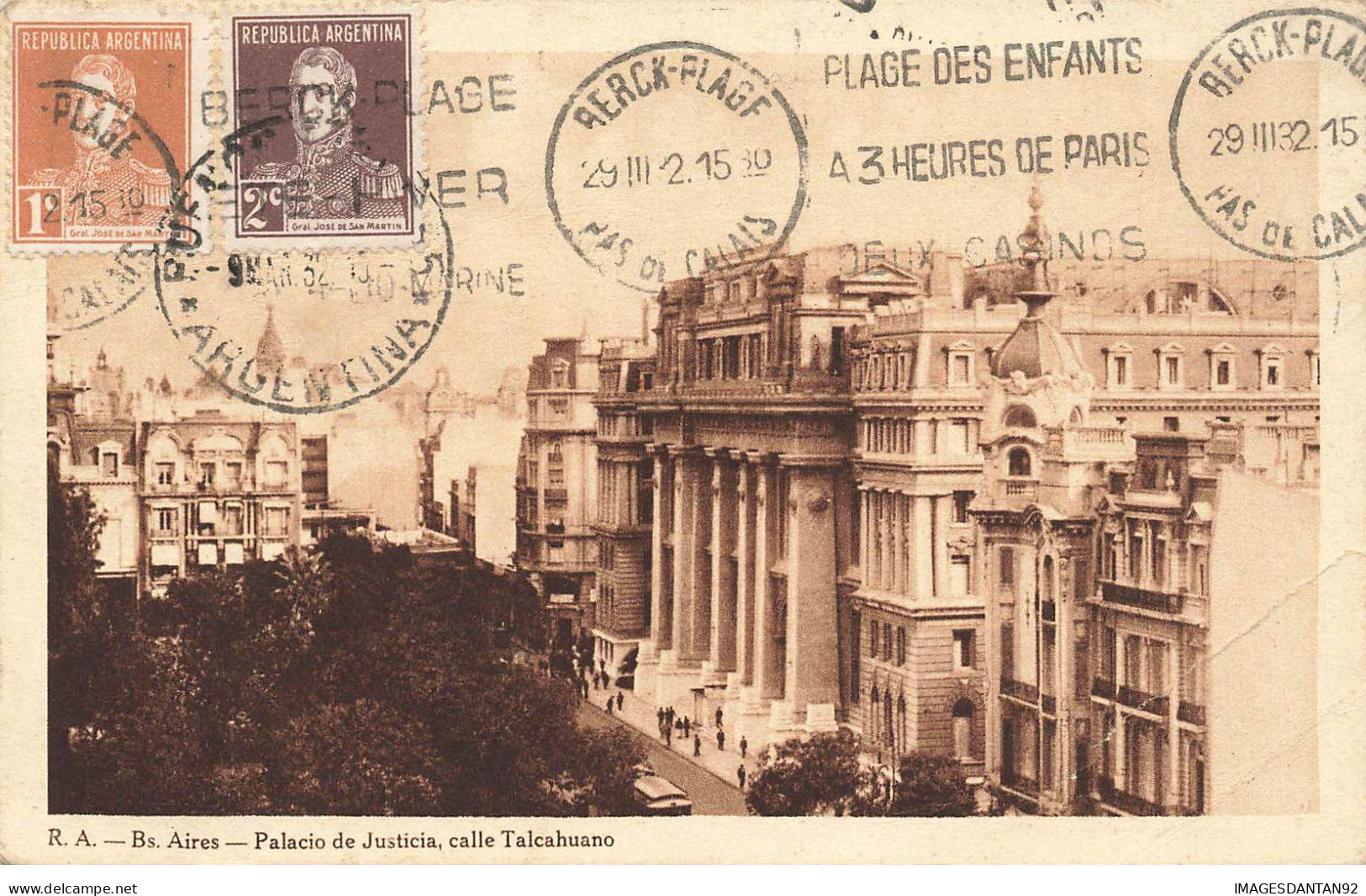 ARGENTINE #DC51098 BUENOS AIRES PALCIO DE JUSTICIA CALLE TALCAHUANO - Argentina