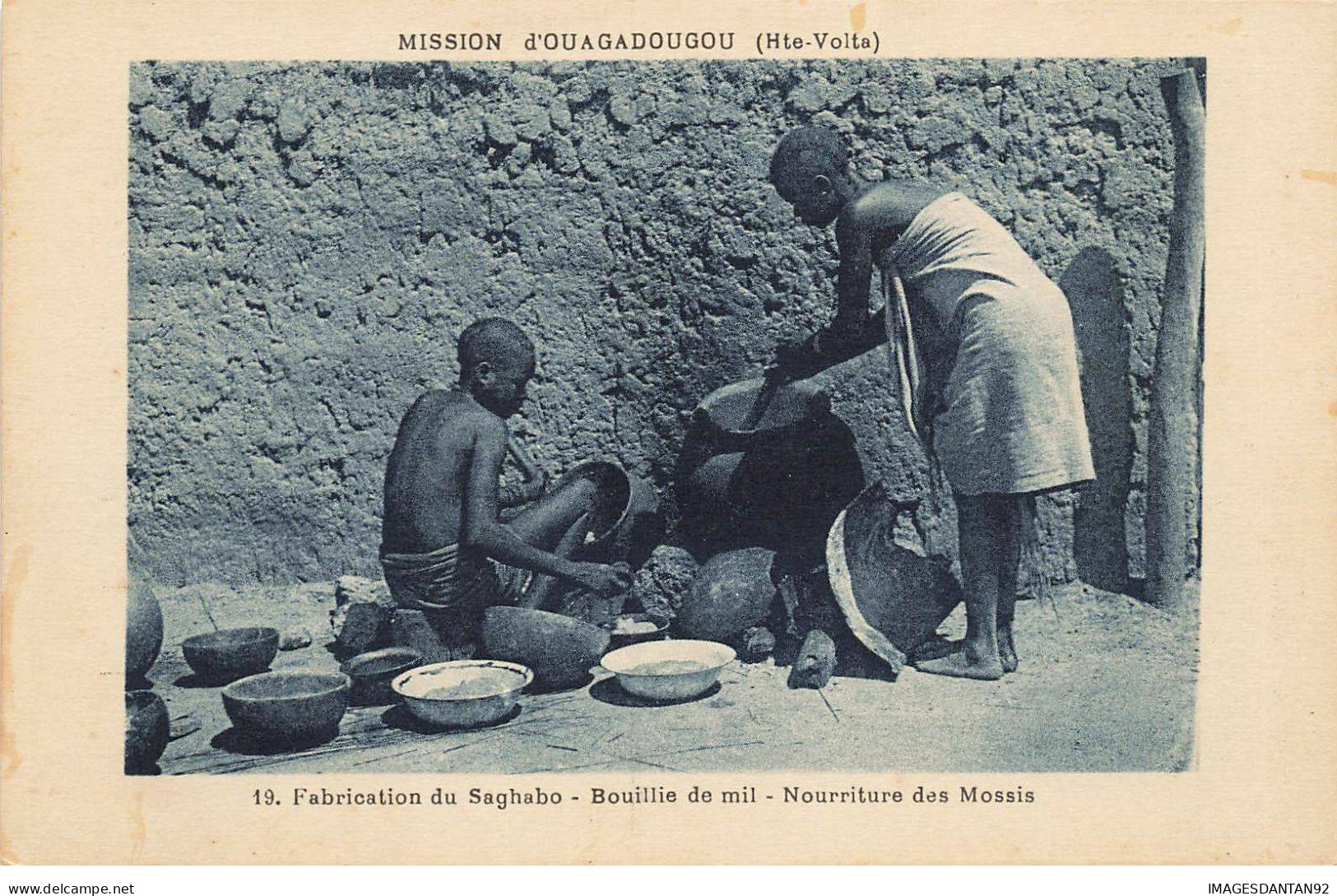 AFRIQUE #DC50992 OUADAGOUDOU FABRICATION DE SAGABHO BOUILLIE DE MIL NOURRITURE MOSSI - Burkina Faso