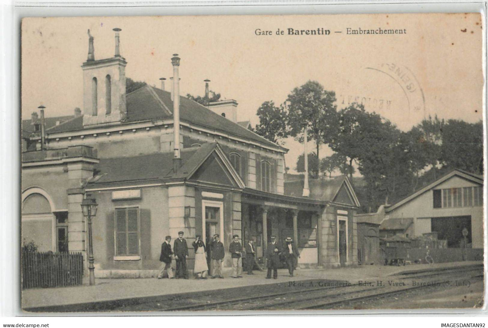 76 BARENTIN #FG52035 LA GARE INTERIEURE EMBRANCHEMENT - Barentin