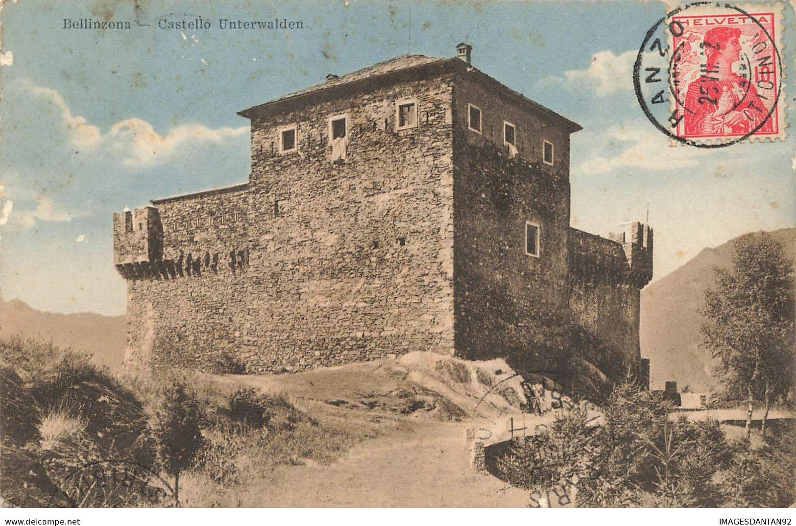 SUISSE #DC50812 BELLINZONA RANZO CASTELLO UNTERWALDEN - Sonstige & Ohne Zuordnung