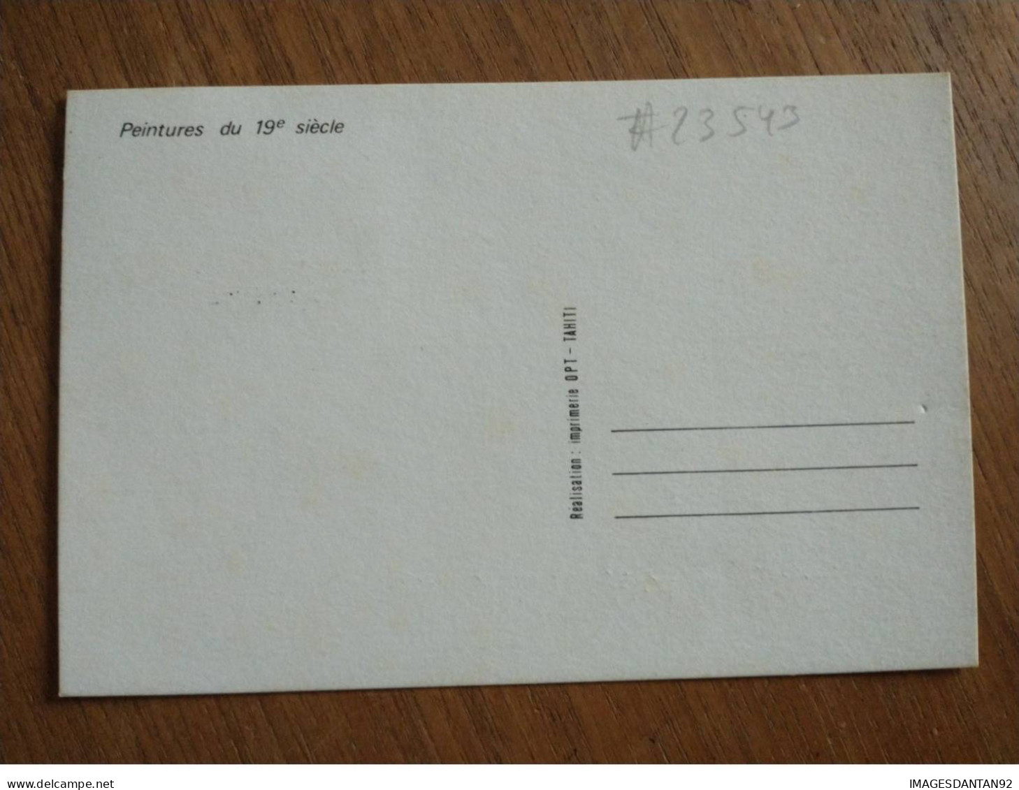 CARTE MAXIMUM #23543 POLYNESIE FRANCAISE PAPEETE 1982 PEINTURES DU  19 EME PORT GORDON CUMMING TAHITI - Maximum Cards
