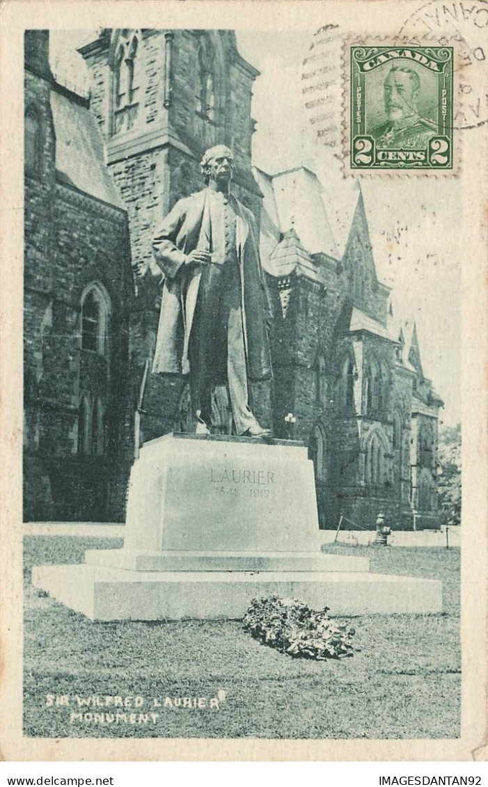 CANADA #DC51119 OTTAWA SIR WILFRIED LAURIER MONUMENT - Ottawa