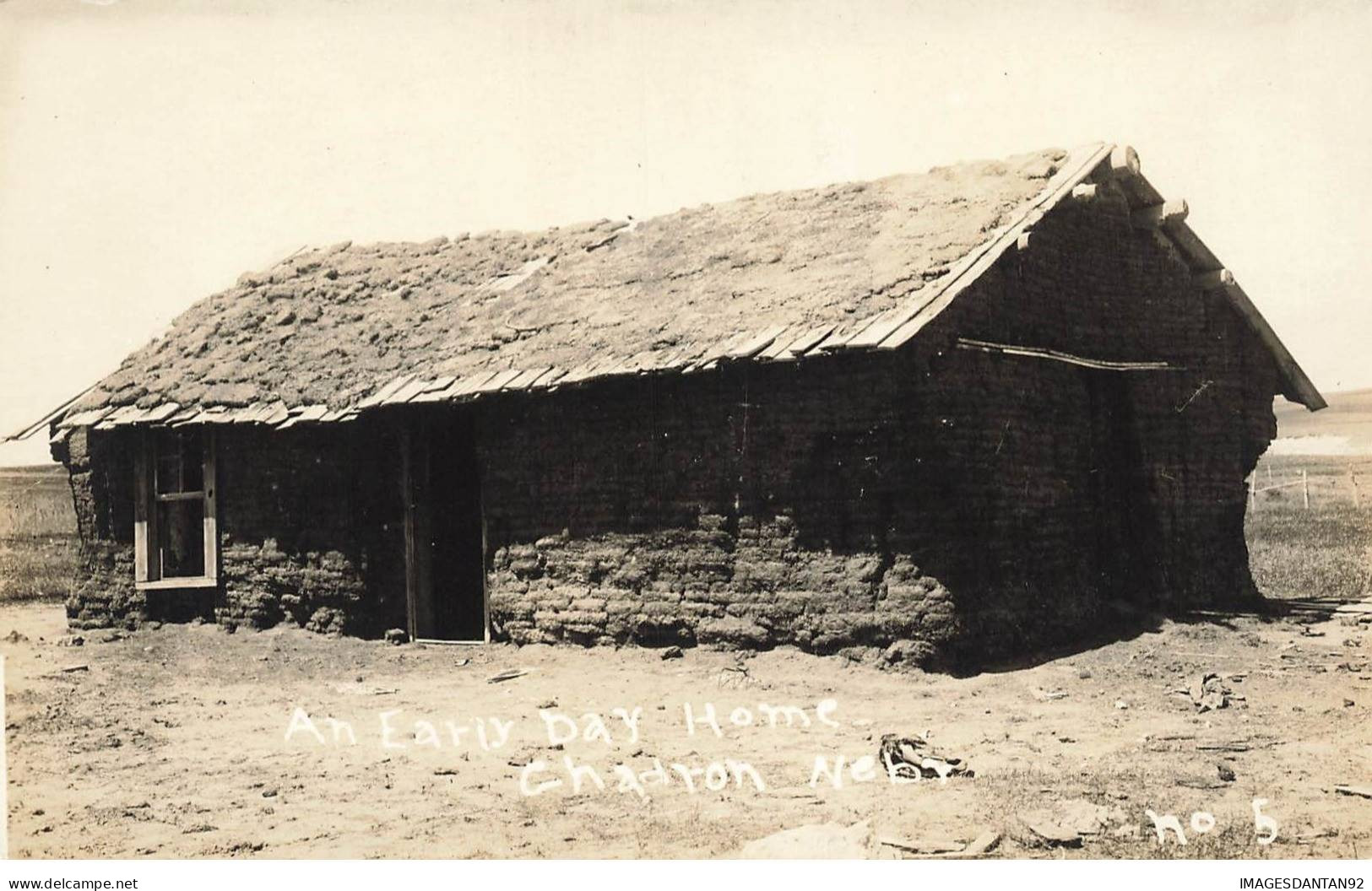 ETATS UNIS #DC51113 MAISON ANCIENNE CHADRON NEBRASKA CARTE PHOTO - Otros & Sin Clasificación