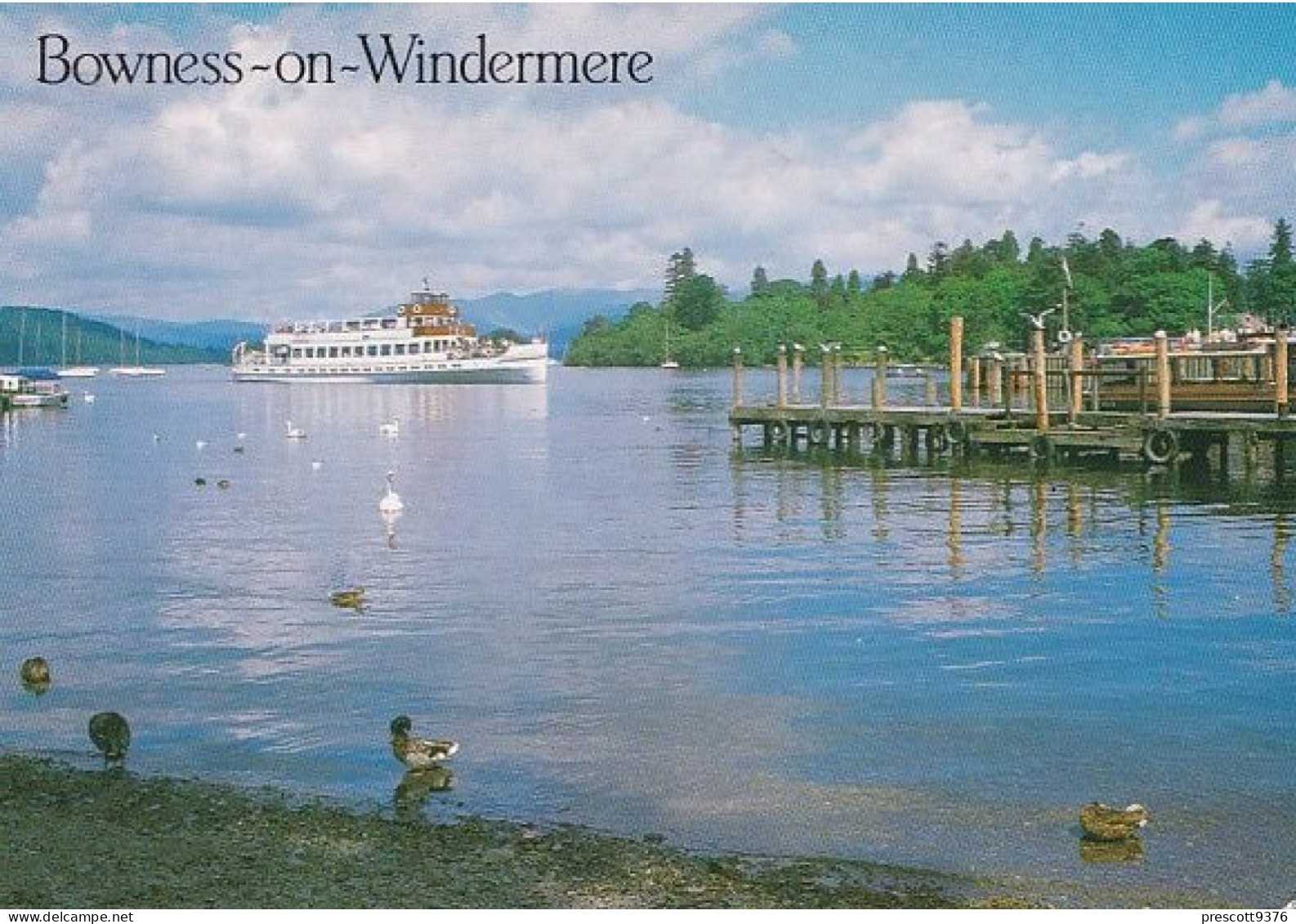 The "Teal" Bowness On Windermere - Lake District  - Unused Postcard - Lake2 - Windermere