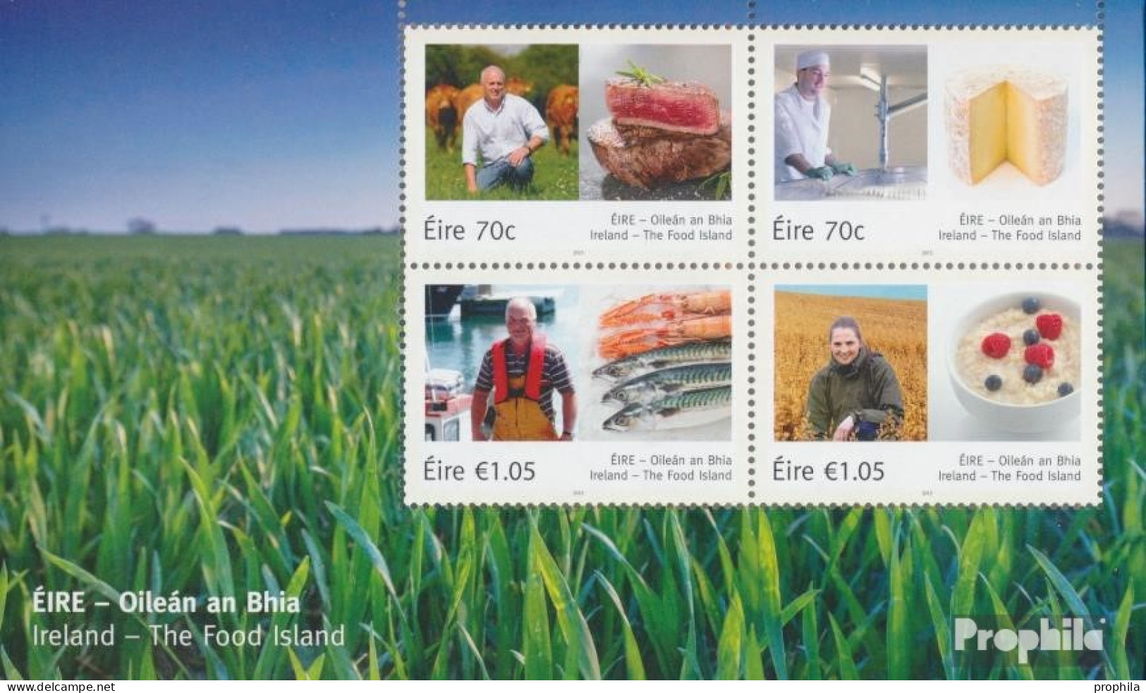Irland Block96 (kompl.Ausg.) Postfrisch 2015 Einheimische Nahrungsmittel - Neufs