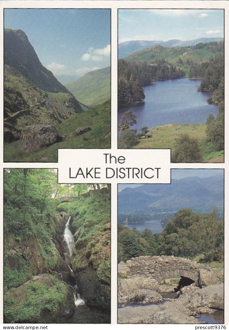 Multiview - Lake District  - Unused Postcard - Lake2 - Windermere