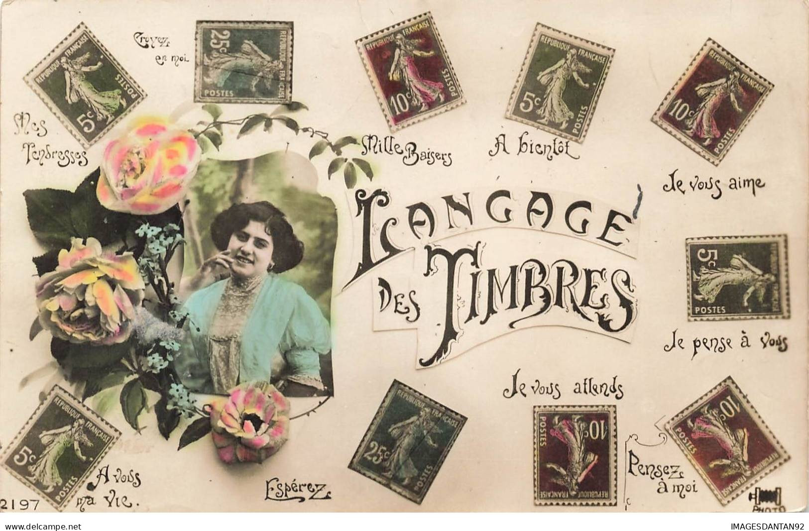 FANTAISIES #DC51249 LANGAGE DES TIMBRES FEMME + TIMBRES - Donne