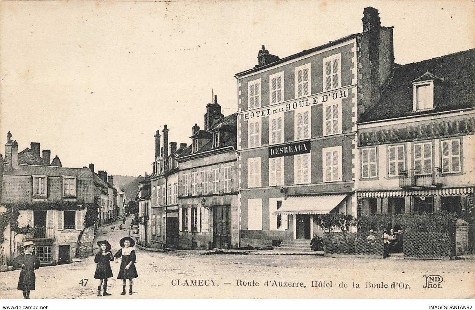 58 CLAMECY #MK52304 ROUTE D AUXERRE HOTEL DE LA BOULE D OR - Clamecy