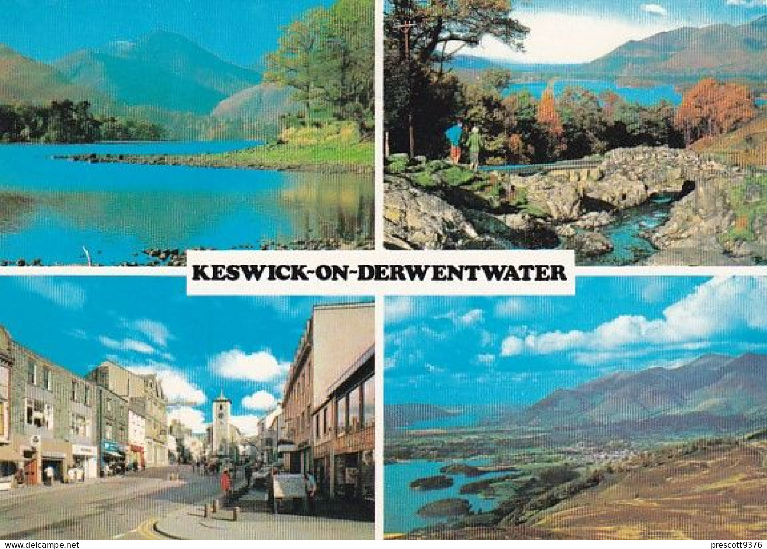 Keswick On Derwentwater Multiview - Lake District  - Unused Postcard - Lake2 - Windermere