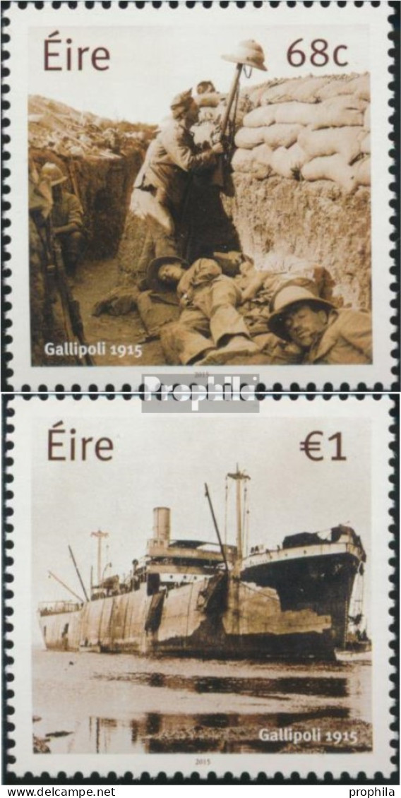 Irland 2127-2128 (kompl.Ausg.) Postfrisch 2015 Der Erste Weltkrieg - Ongebruikt