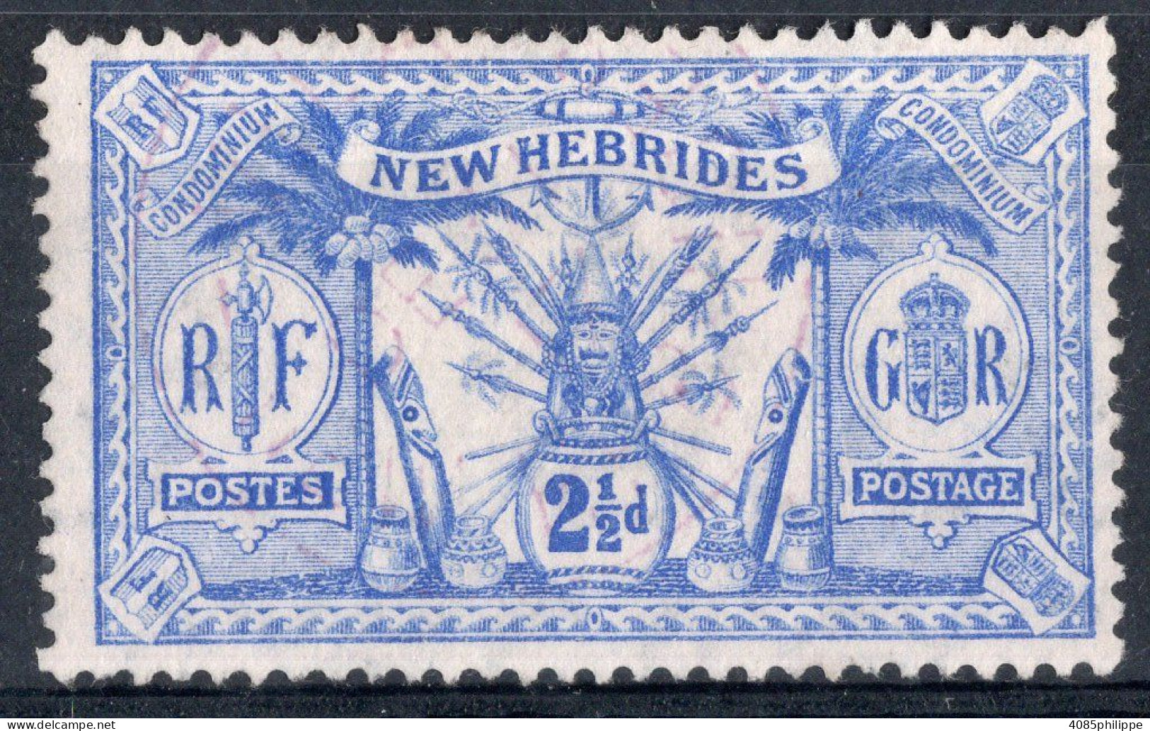 Nouvelles HEBRIDES Timbre-poste N°52 Oblitété TB Cote : 5€50 - Used Stamps