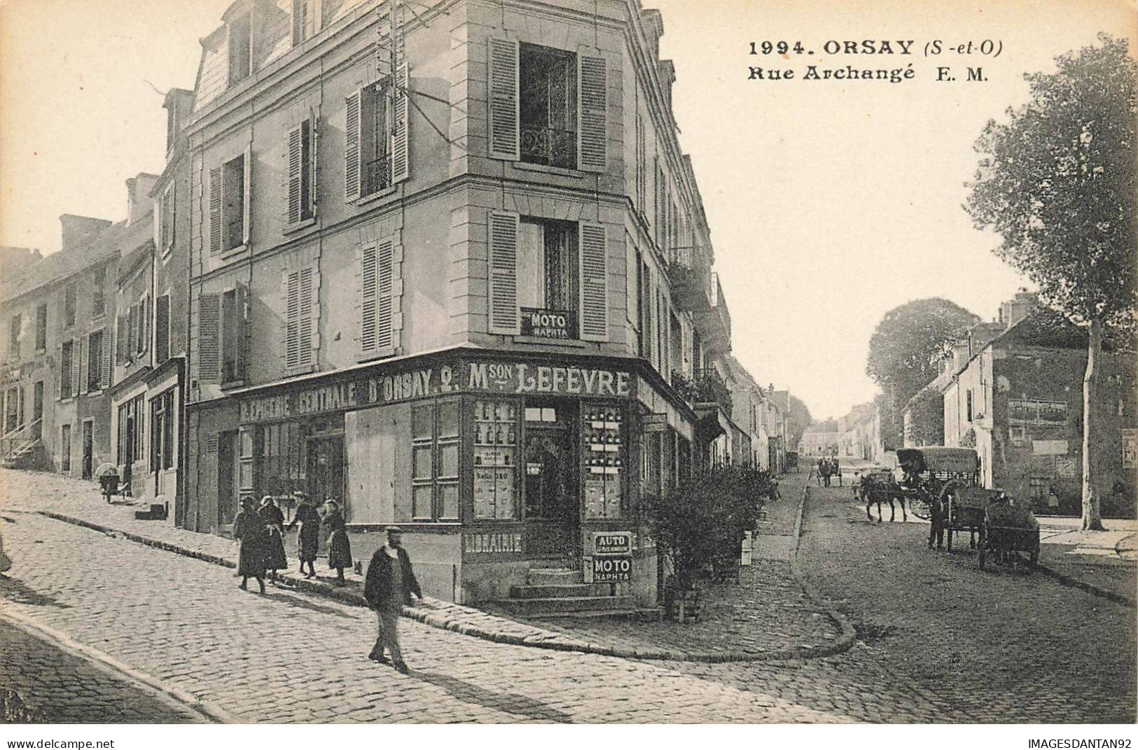 91 ORSAY #MK52563 RUE ARCHANGE F M EPICERIE CENTRALE MAISON LEFEVRE - Orsay