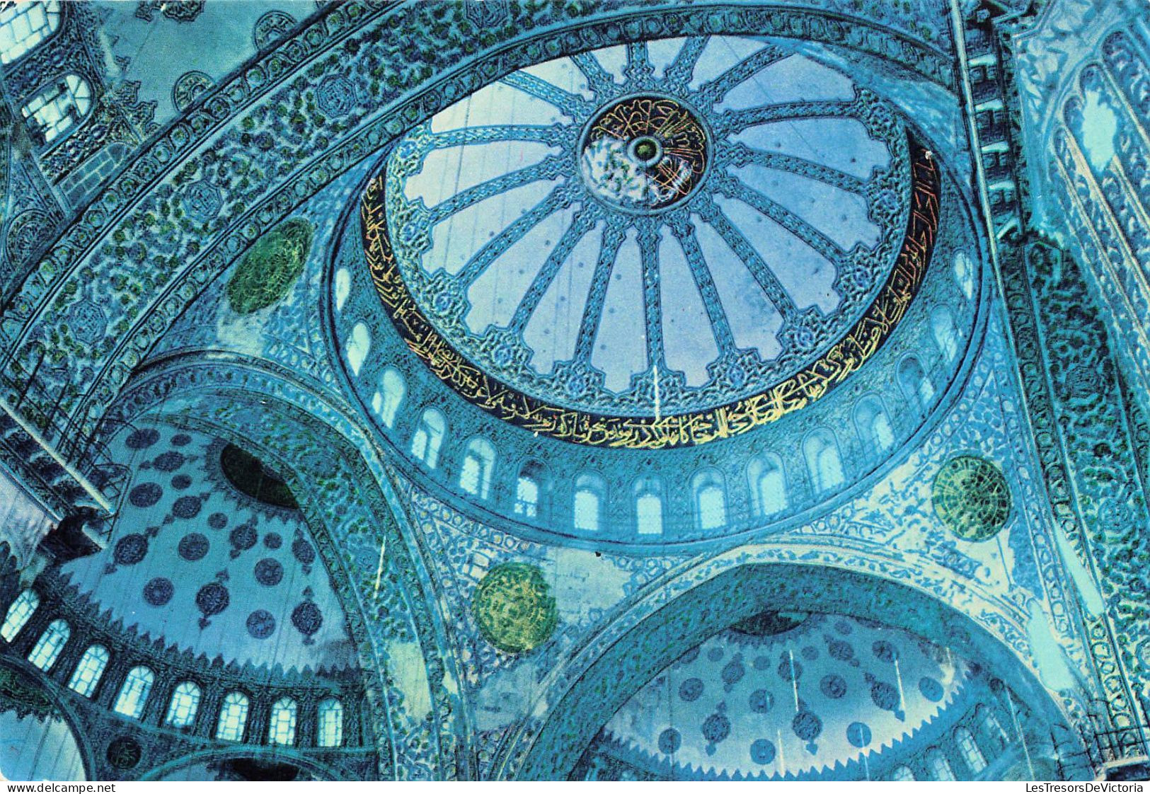 TURQUIE - The Dome Of The Blue Mosque - De L'intérieure - Instanbul - Turkey - Carte Postale - Turquie