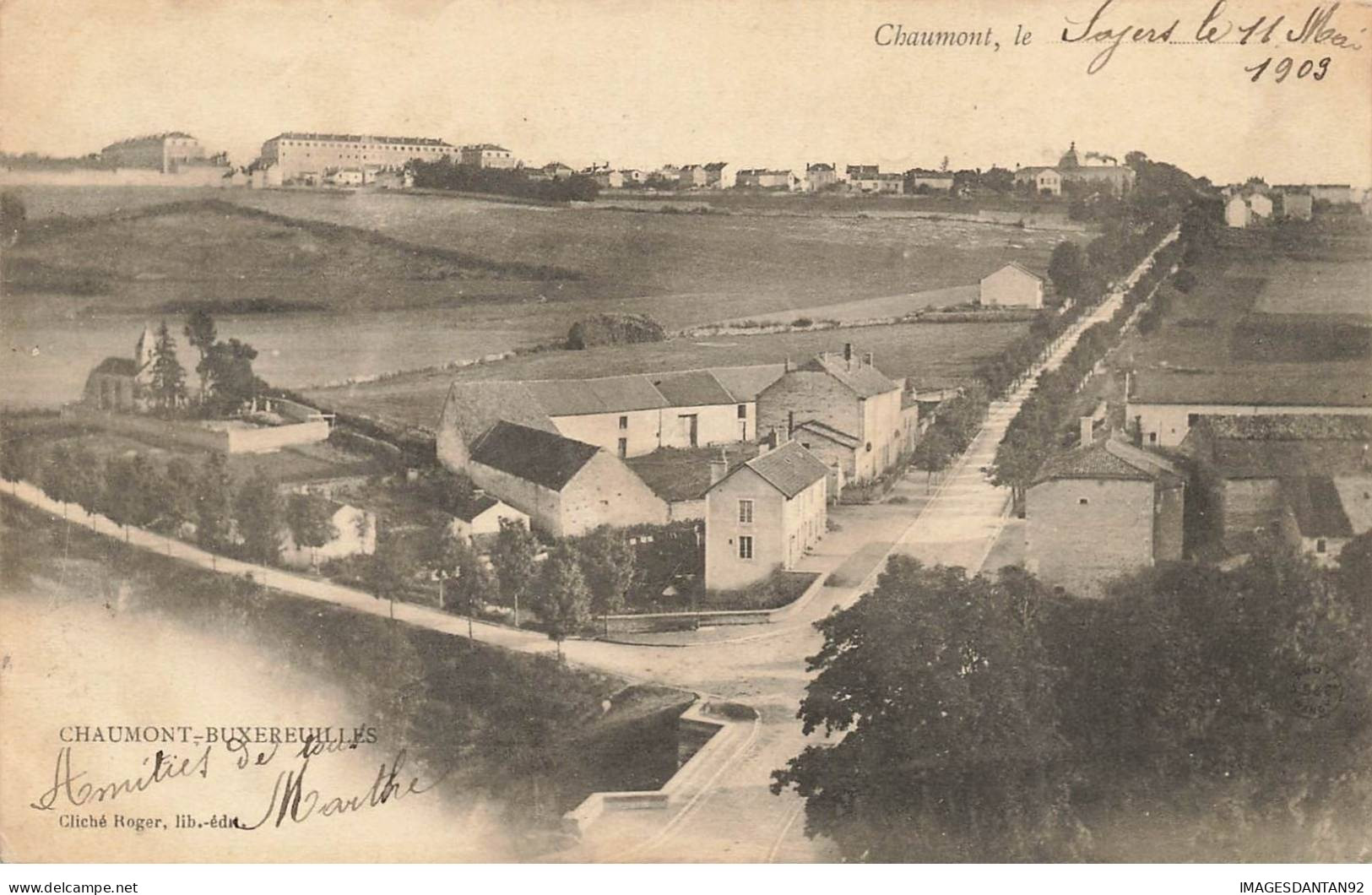 52 CHAUMONT BUXEREUILLES AB#MK469 VUE GENERALE - Chaumont