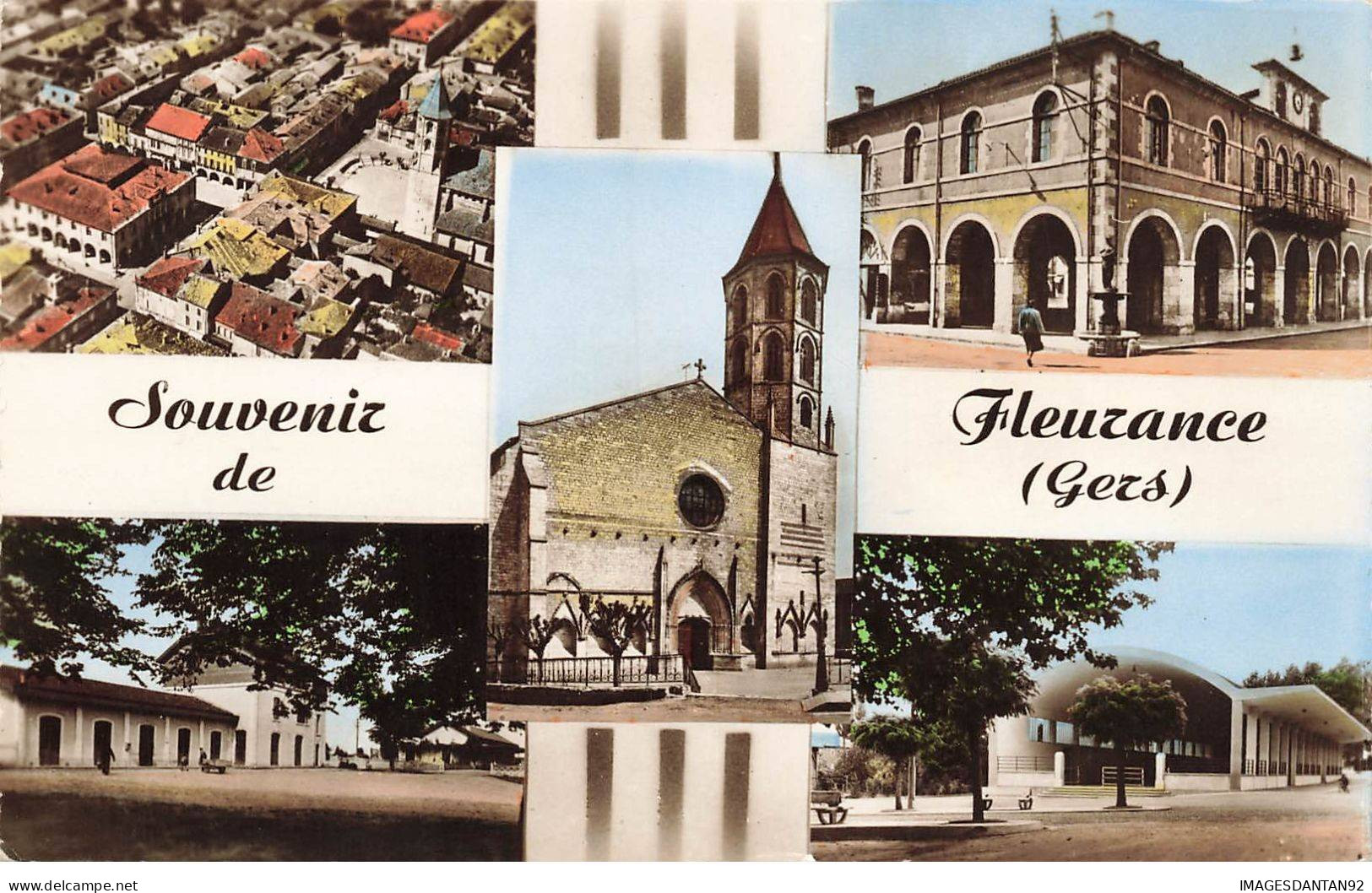 32 FLEURANCE AA#DC229 MULTIVUES EGLISE MONUMENTS VUE DE LA VILLE - Fleurance