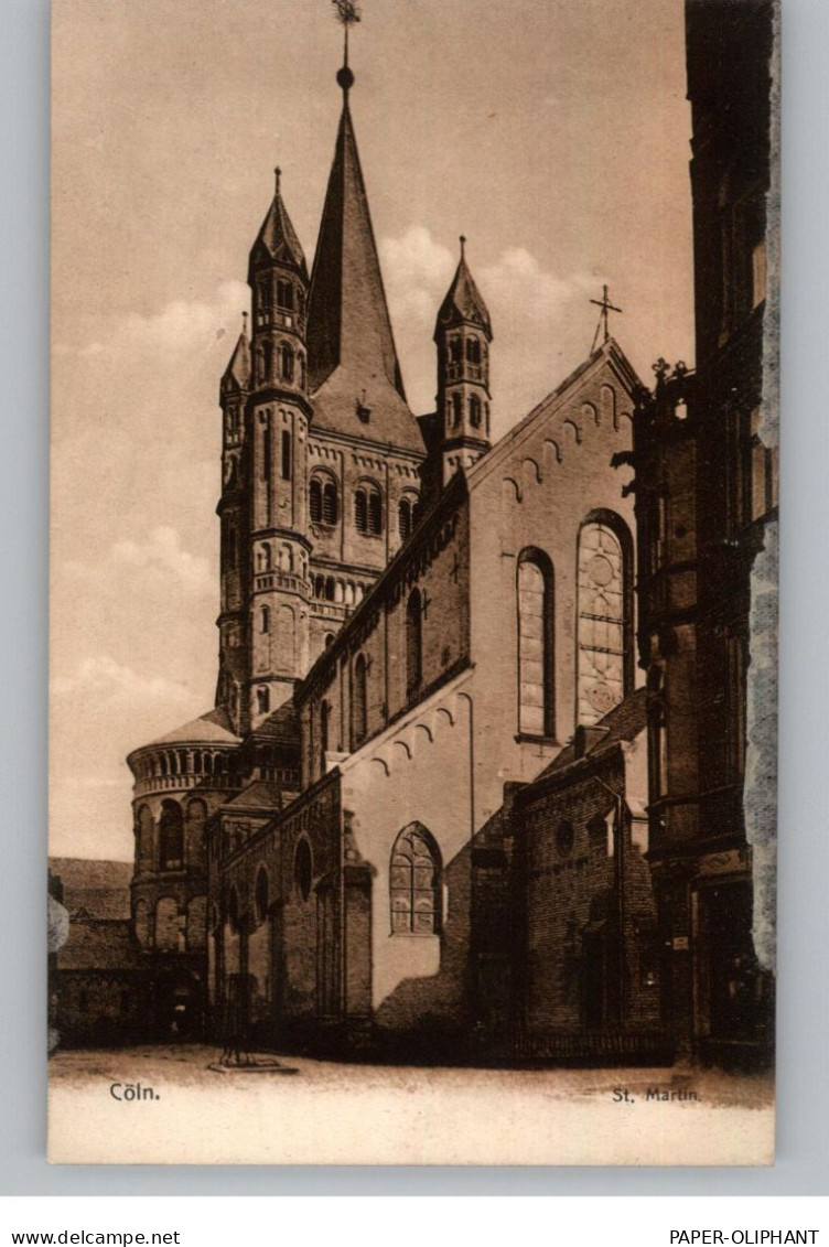5000 KÖLN, Kirchen, Groß St. Martin, Langhaus, Ca. 1905, Verlag Borzo - Koeln