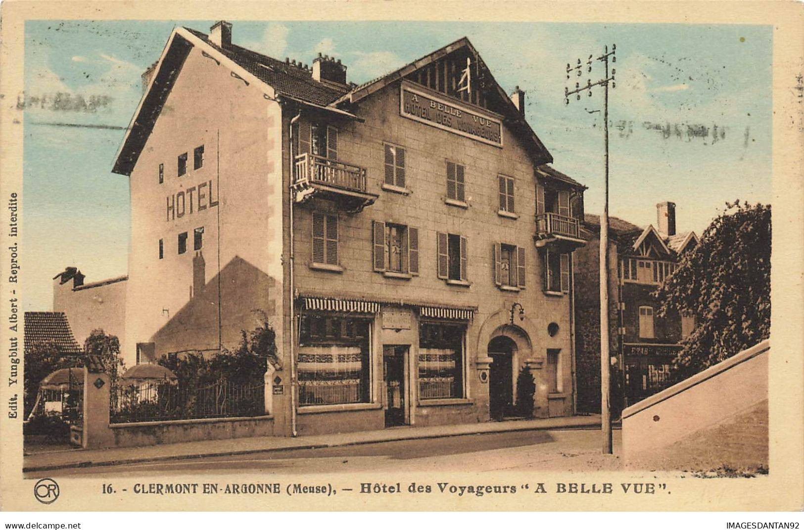 55 CLERMONT EN ARGONNE #MK53947 HOTEL DES VOYAGEURS A BELLE VUE - Clermont En Argonne