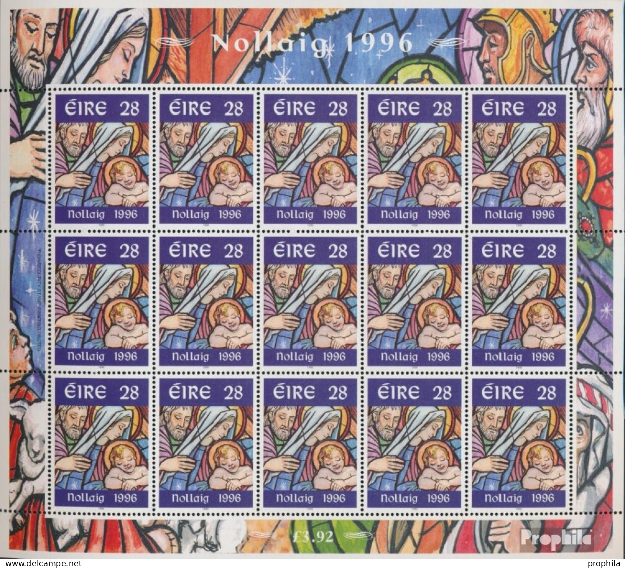 Irland 972Klb Kleinbogen Postfrisch 1996 Weihnachten - Unused Stamps