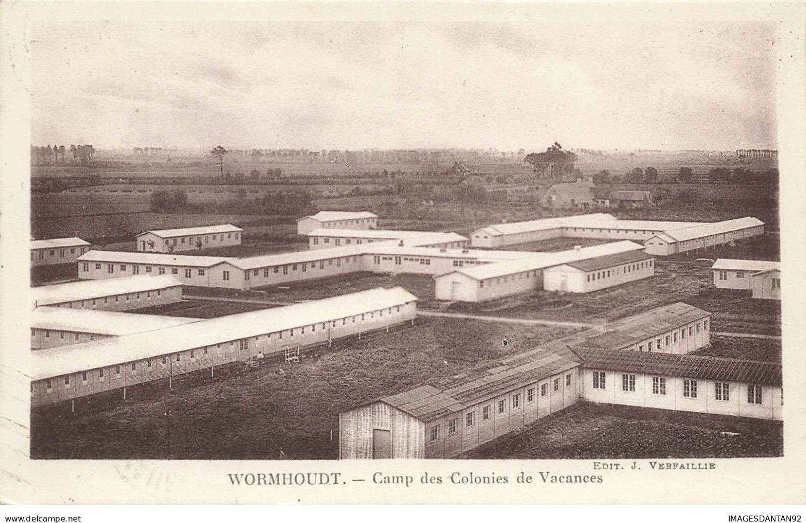 59 WORMHOUDT AB#MK490 CAMP DES COLONIES DE VACANCES - Wormhout