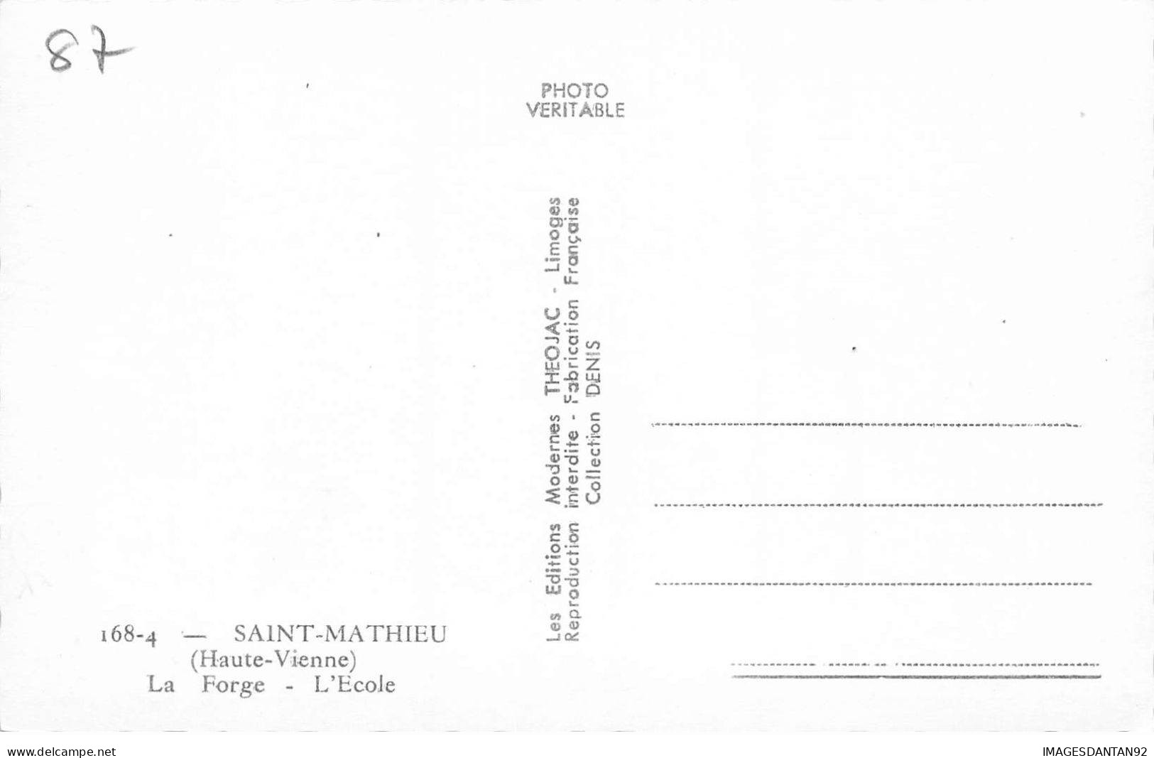 87 SAINT MATHIEU AA#DC334 LA FORGE L ECOLE - Saint Mathieu