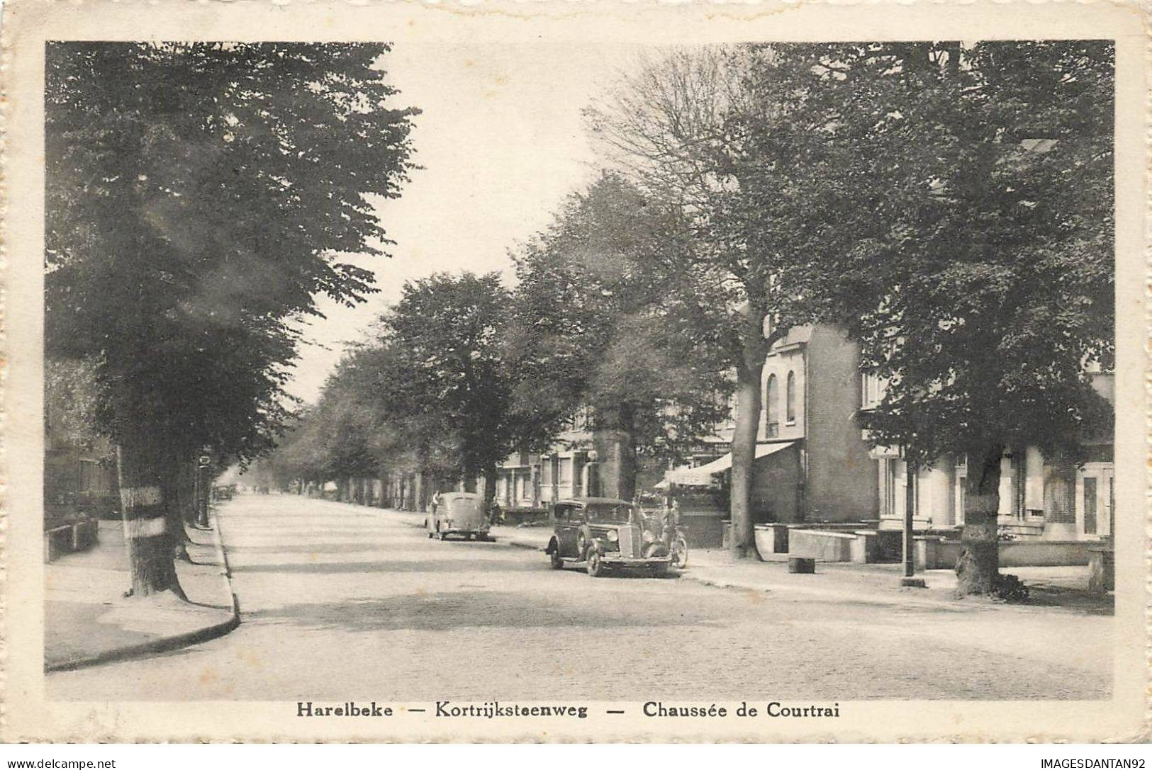 BELGIQUE AB#MK798 HARELBEKE KORTRIJKSTEENWEG CHAUSSEE DE COURTRAI AUTO VOITURE - Harelbeke