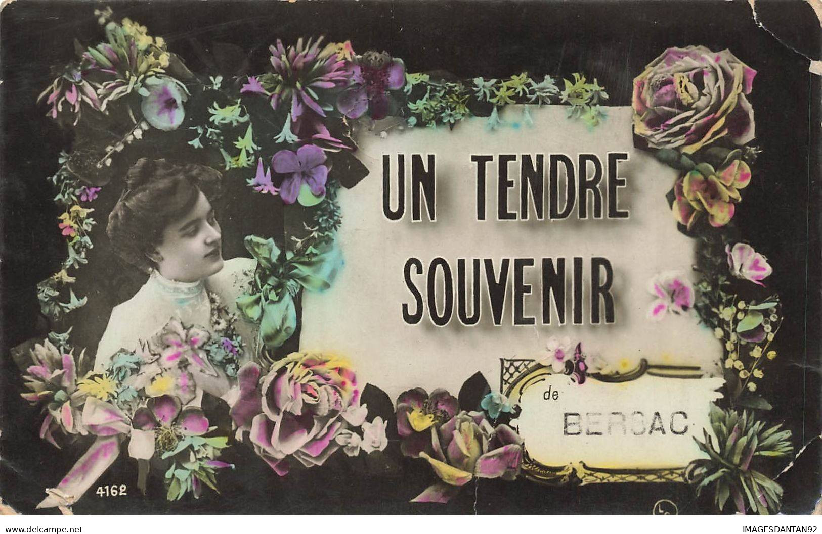 87 BERSAC #MK54271 UN TENDRE SOUVENIR FLEURS - Sonstige & Ohne Zuordnung