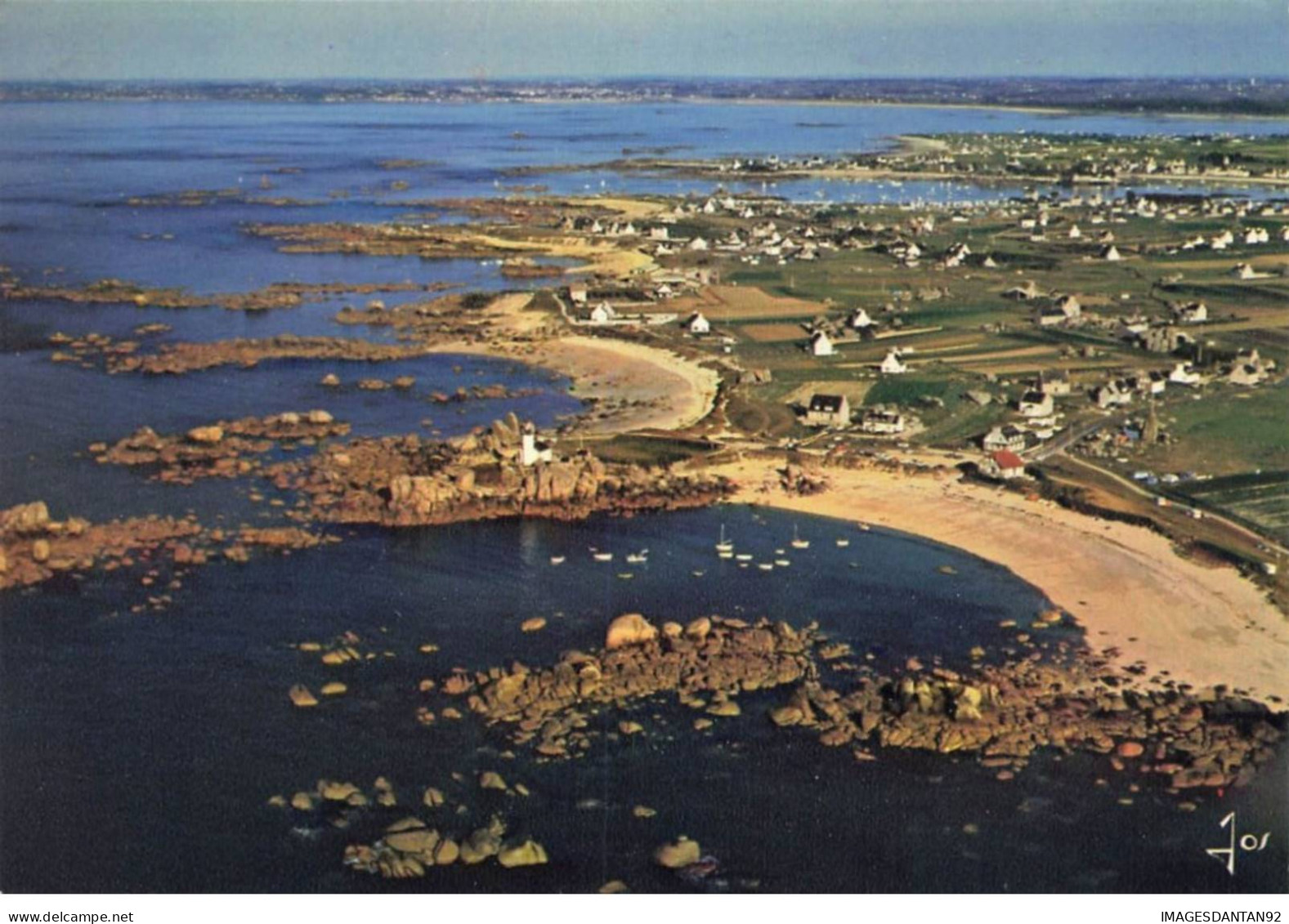 29 BRIGNOGAN AA#DC619 VUE GENERALE LE VILLAGE ET LA MER - Brignogan-Plage