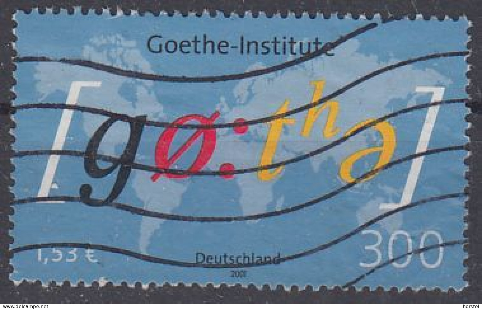 Deutschland Mi.Nr.2181 50. Jahrestag Der Neugründung Des Goethe-Instituts 300/1,53 - Oblitérés