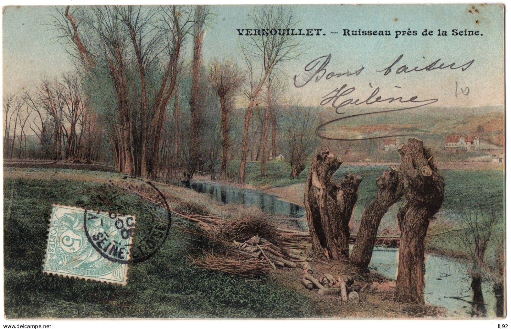 CPA 78 - VERNOUILLET (Yvelines) - Ruisseau Près De La Seine Ed. A. Bourdier - Vernouillet
