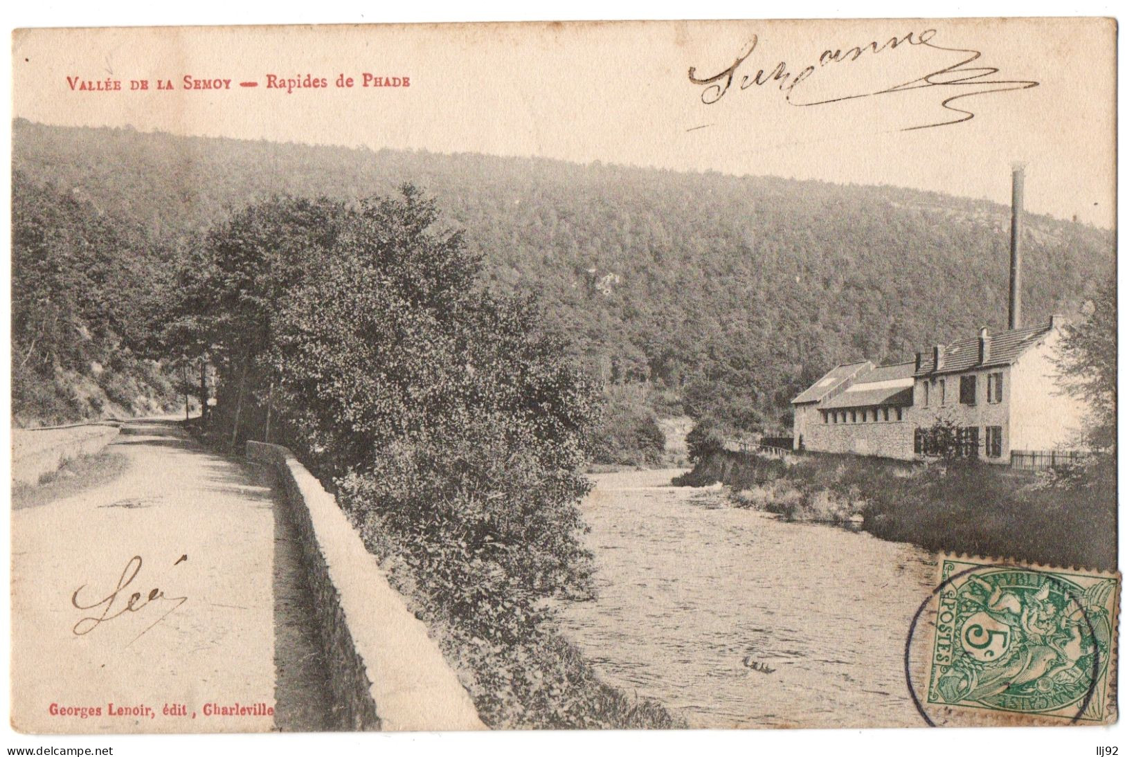 CPA 08 - Vallée De La Semoy (Ardennes) - Rapides De Phade - Ed. Georges Lenoir - Sonstige & Ohne Zuordnung