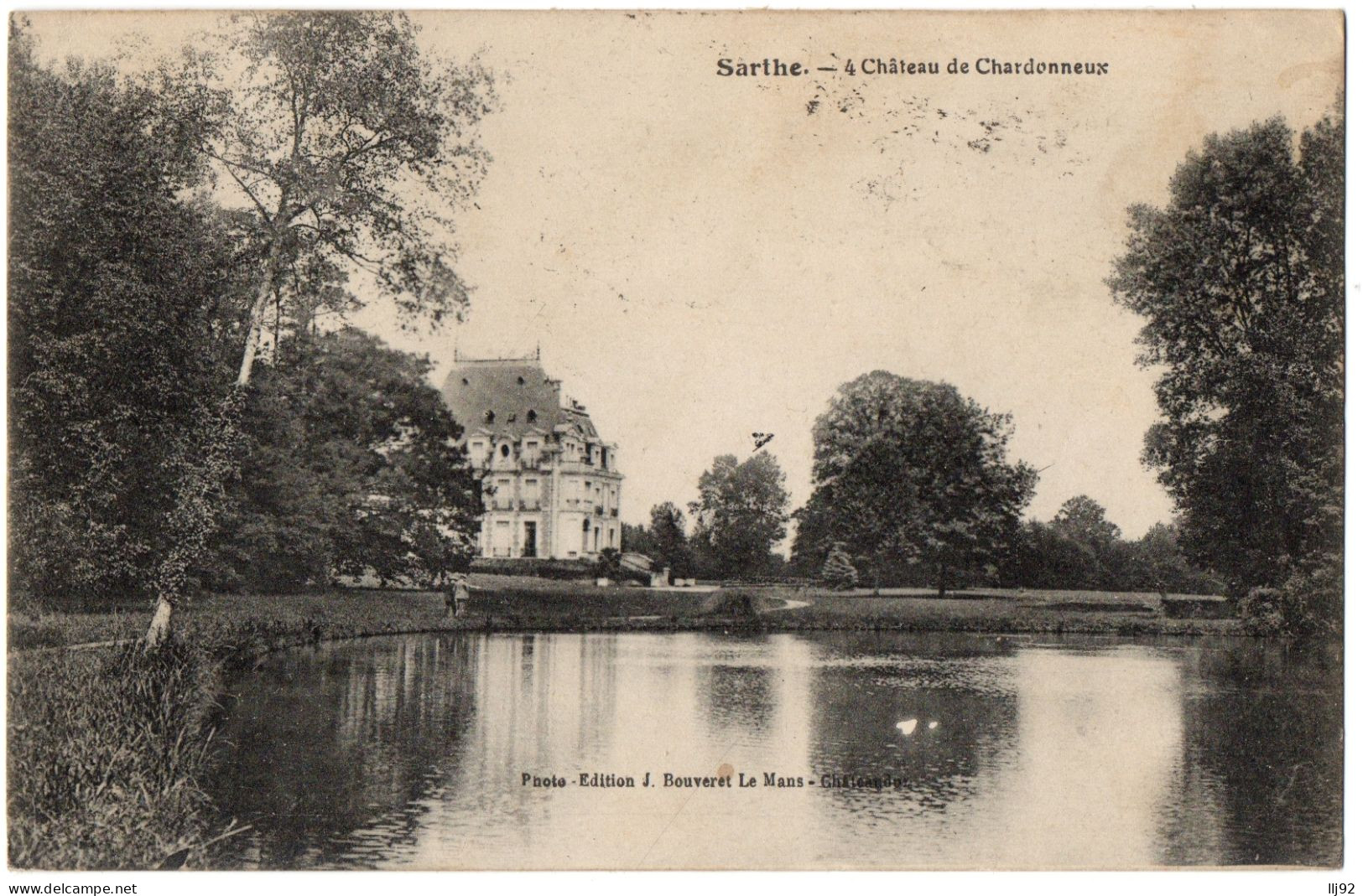 CPA 72 - Saint-Biez-en-Belin (Sarthe) - 4. Château De Chardonneux - Ed. J. Bouveret - Sonstige & Ohne Zuordnung