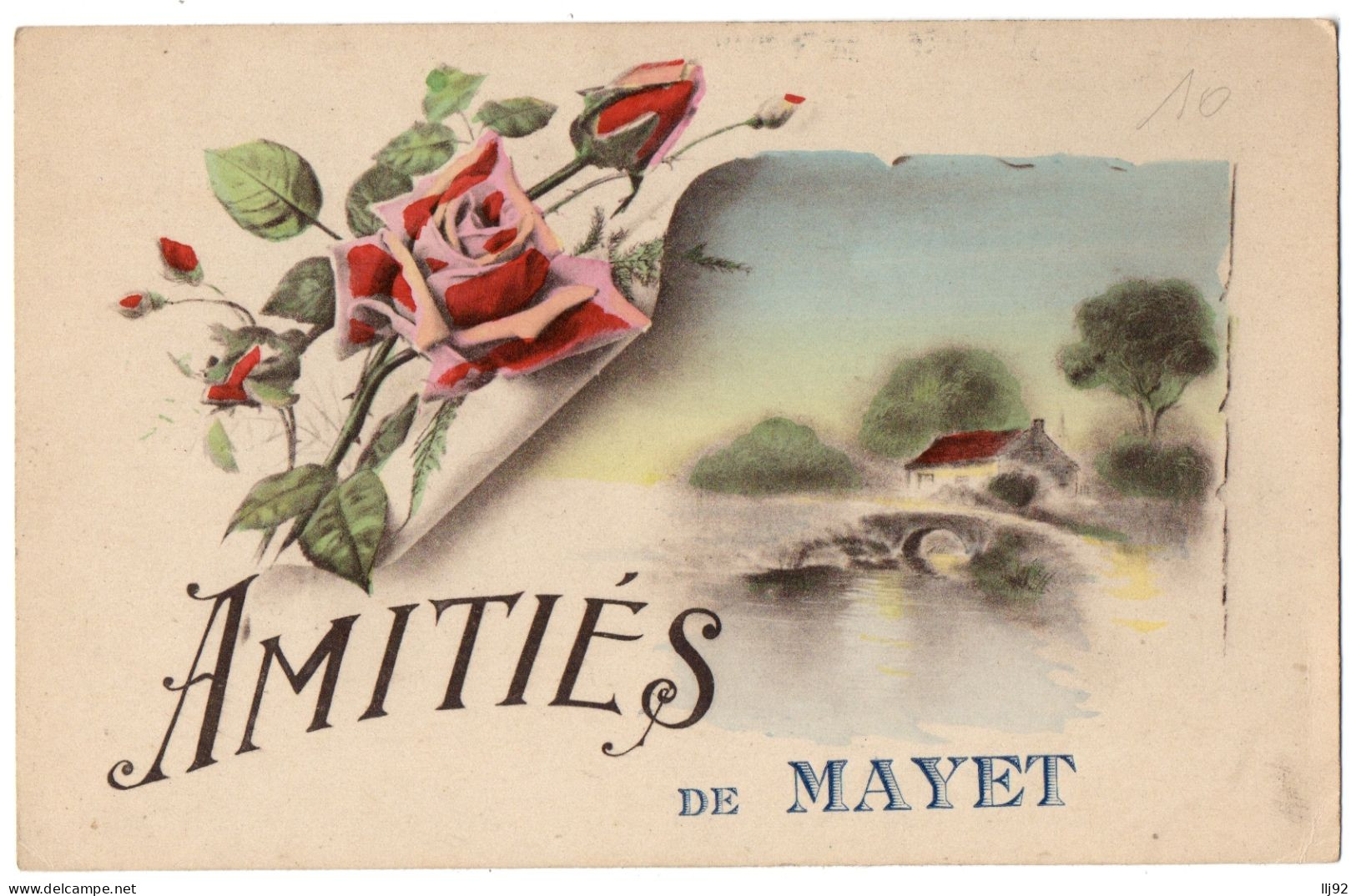 CPA 72 - MAYET (Sarthe) - Amitiés De Mayet - Mayet