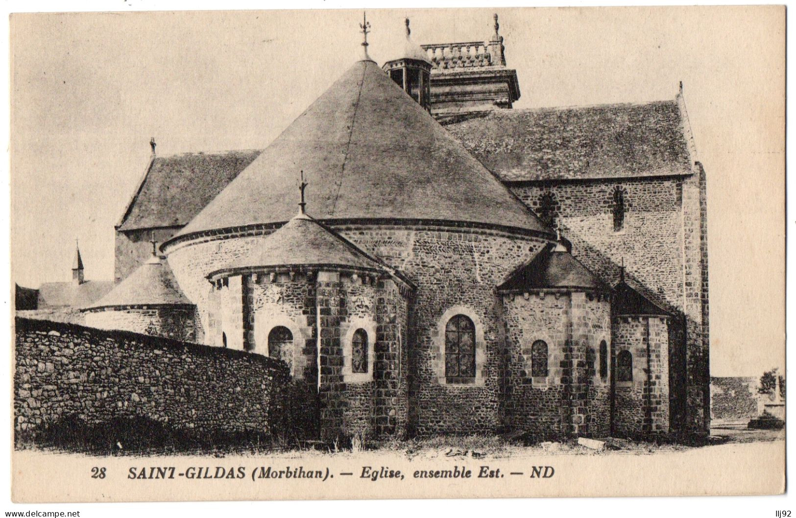 CPA 56 - SAINT GILDAS (Morbihan) - 28. Eglise, Ensemble Est - ND - Otros & Sin Clasificación