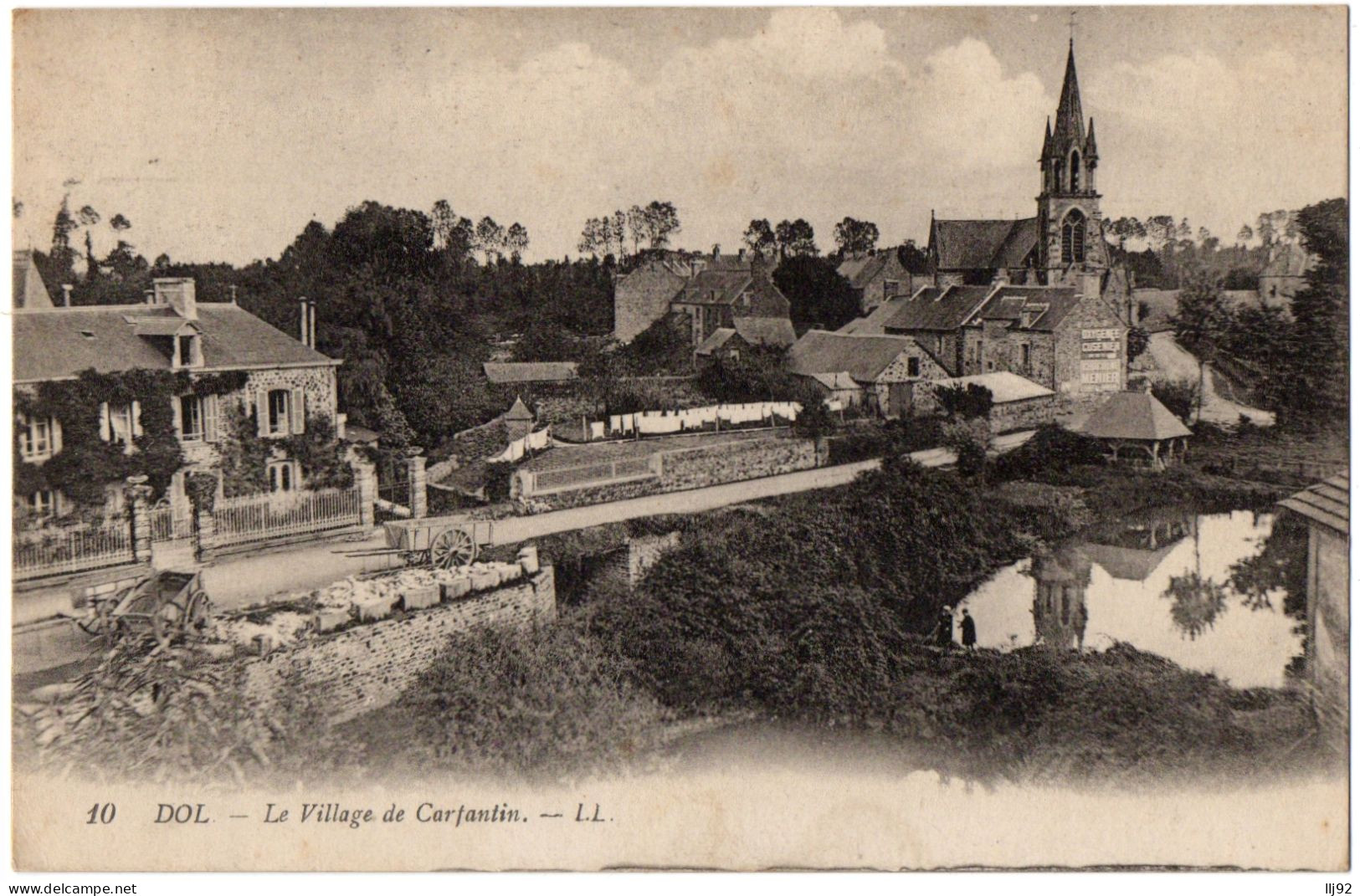 CPA 35 - DOL DE BRETAGNE (Ille Et Vilaine) - 10. Le Village De Carfantin - LL - Dol De Bretagne