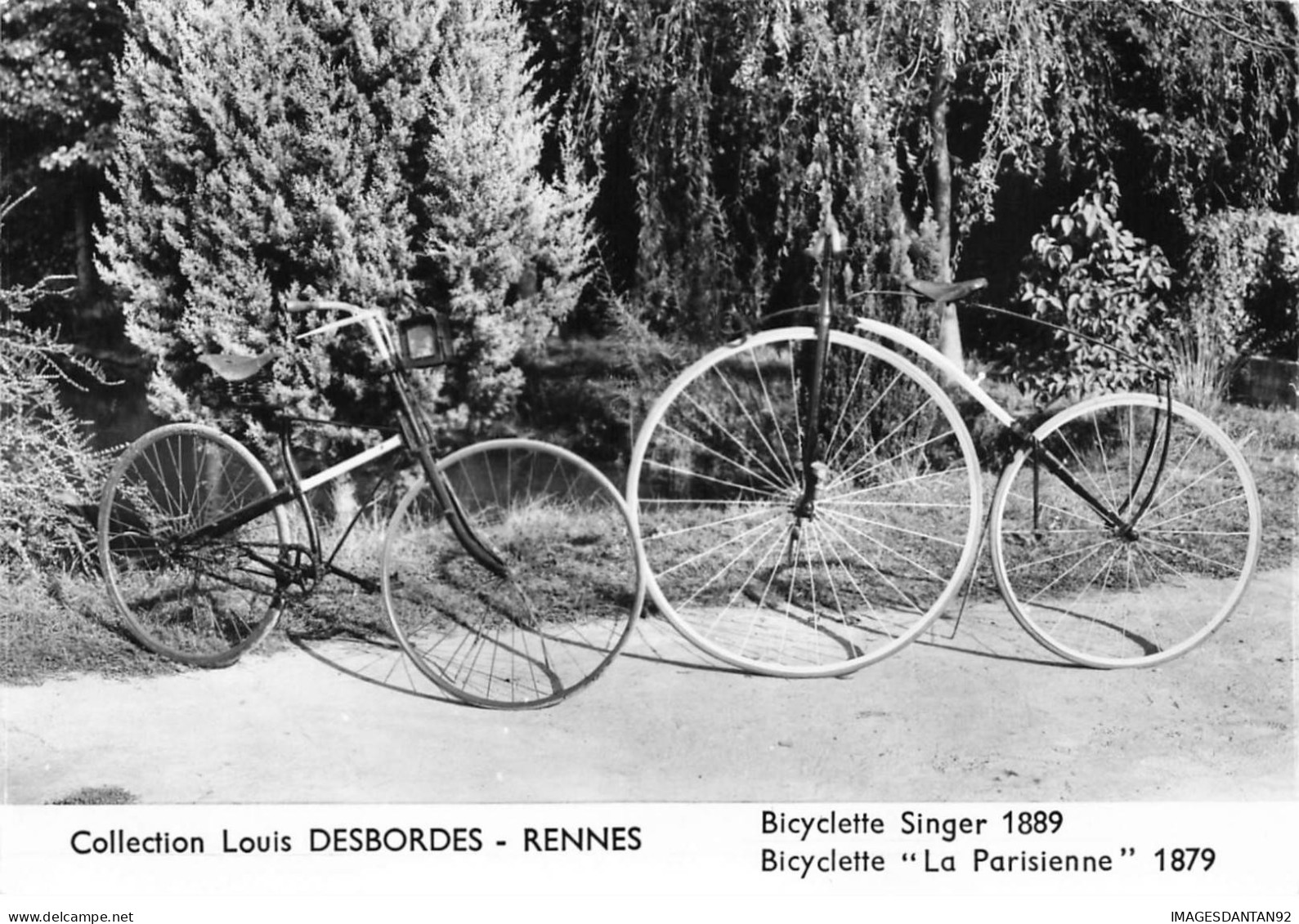 35 RENNES AA#DC066 VELOS BICYCLETTES SINGER 1889 ET LA PARISIENNE 1879 COLLECTION LOUIS DESBORDES - Rennes