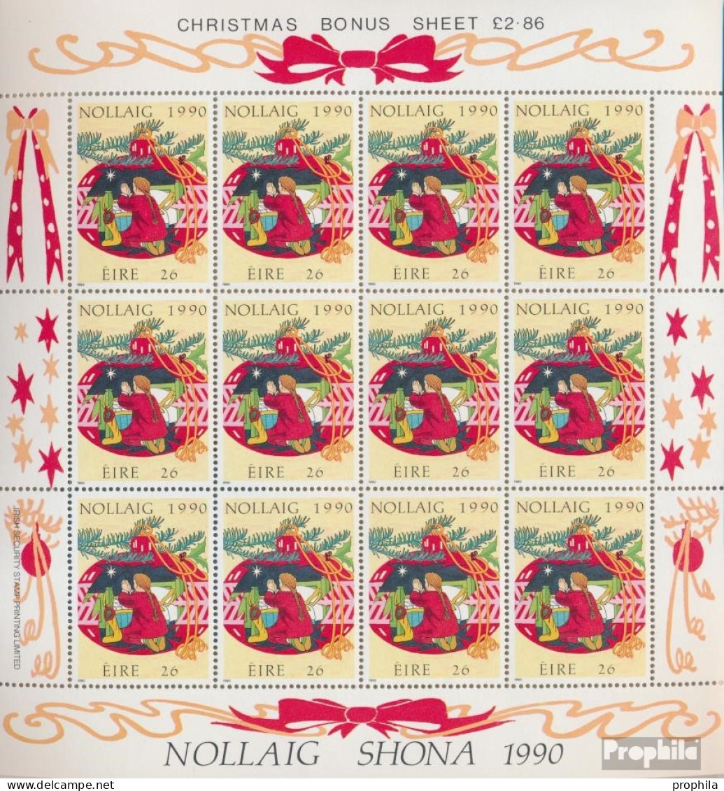 Irland 737Klb Kleinbogen Postfrisch 1990 Weihnachten - Unused Stamps