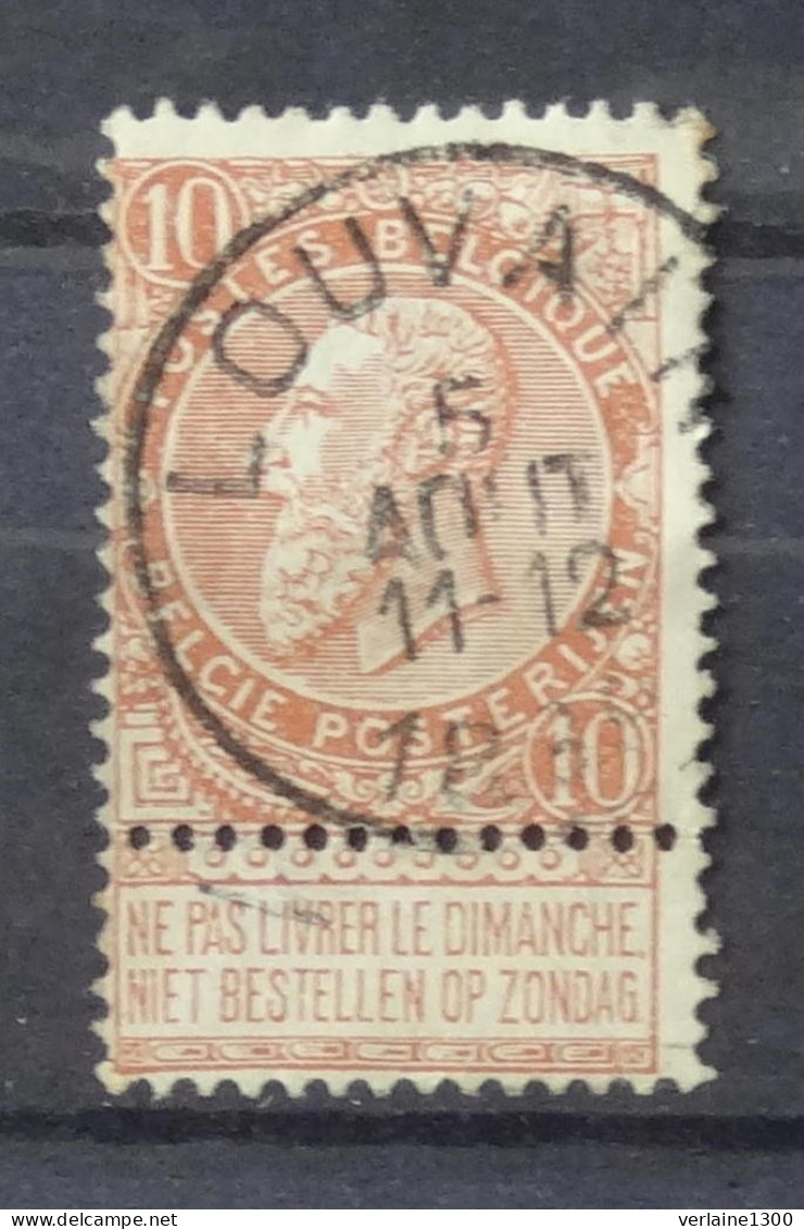 58 Avec Belle Oblitération Louvain - 1893-1907 Armoiries