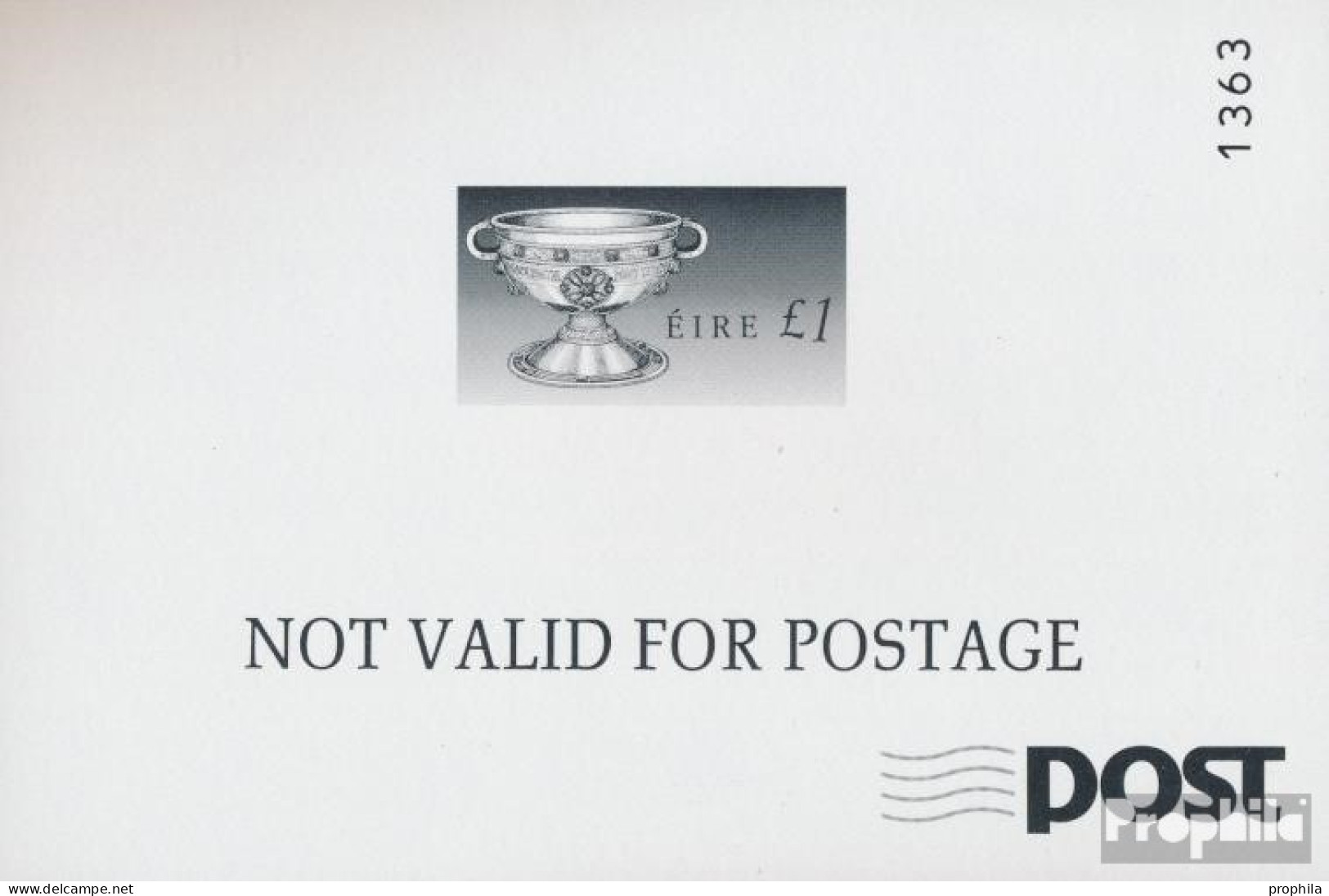 Irland 707S Schwarzdruck Postfrisch 1990 Kunst - Ungebraucht