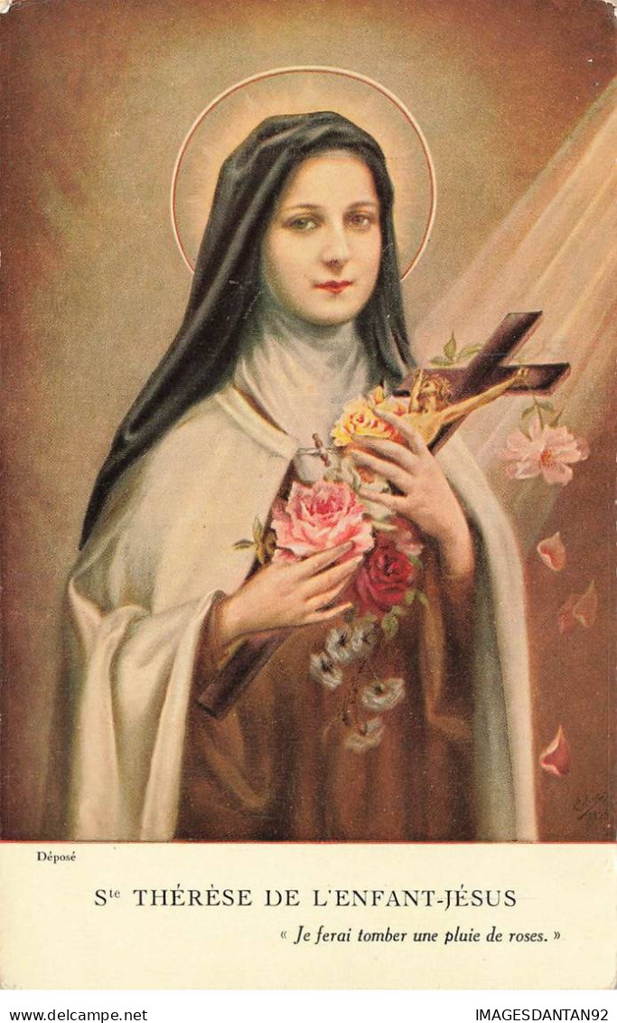 RELIGIONS #MK53595 STE THERESE DE L ENFANT JESUS JE FERAI TOMBER UNE PLUIE DE ROSES - Heiligen