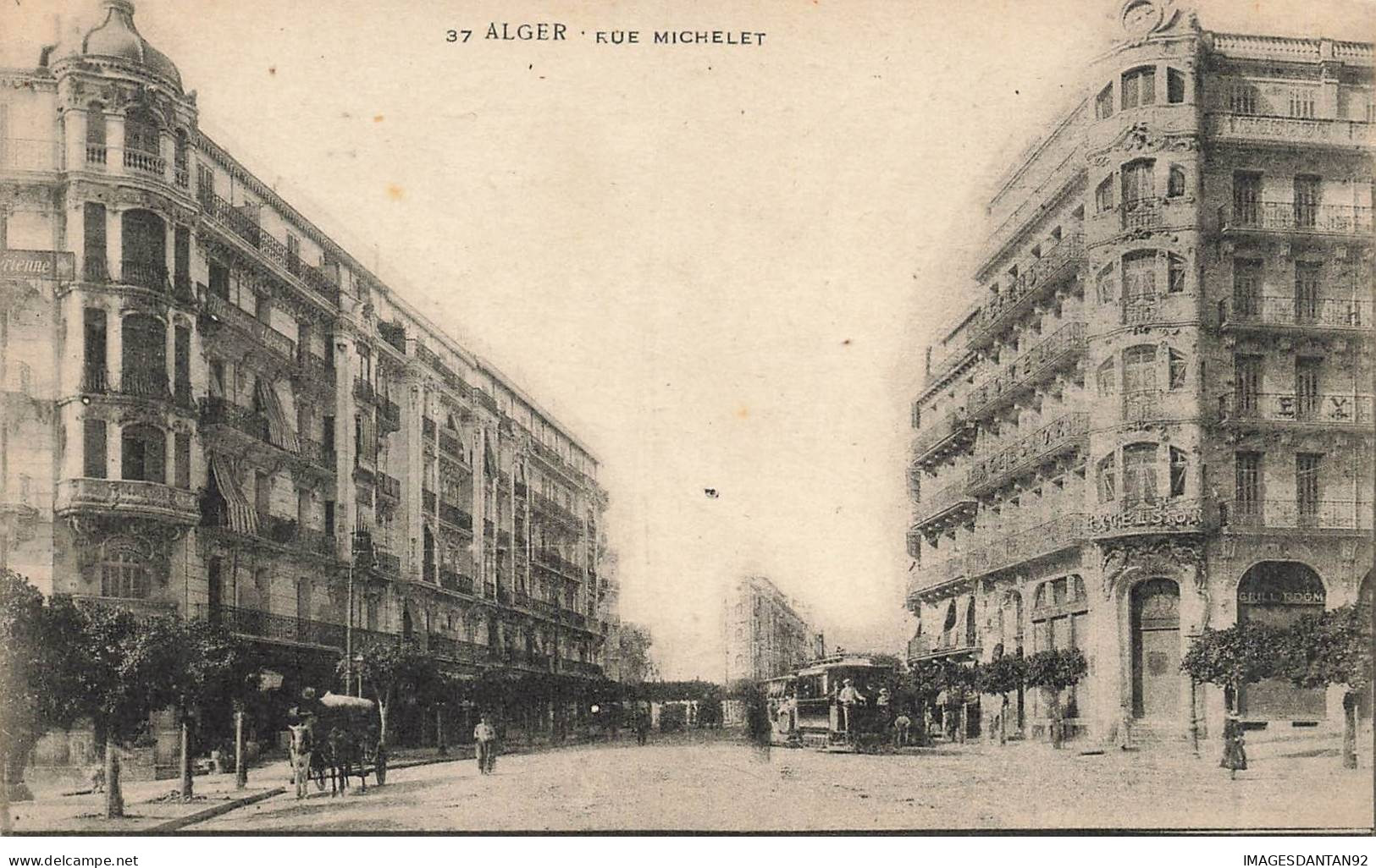 ALGERIE AC#MK183 ALGER RUE MICHELET - Alger